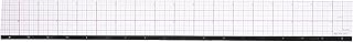 Westcott 8ths Graph Beveled Ruler, Metal Edge 18-Inch (B-85M)