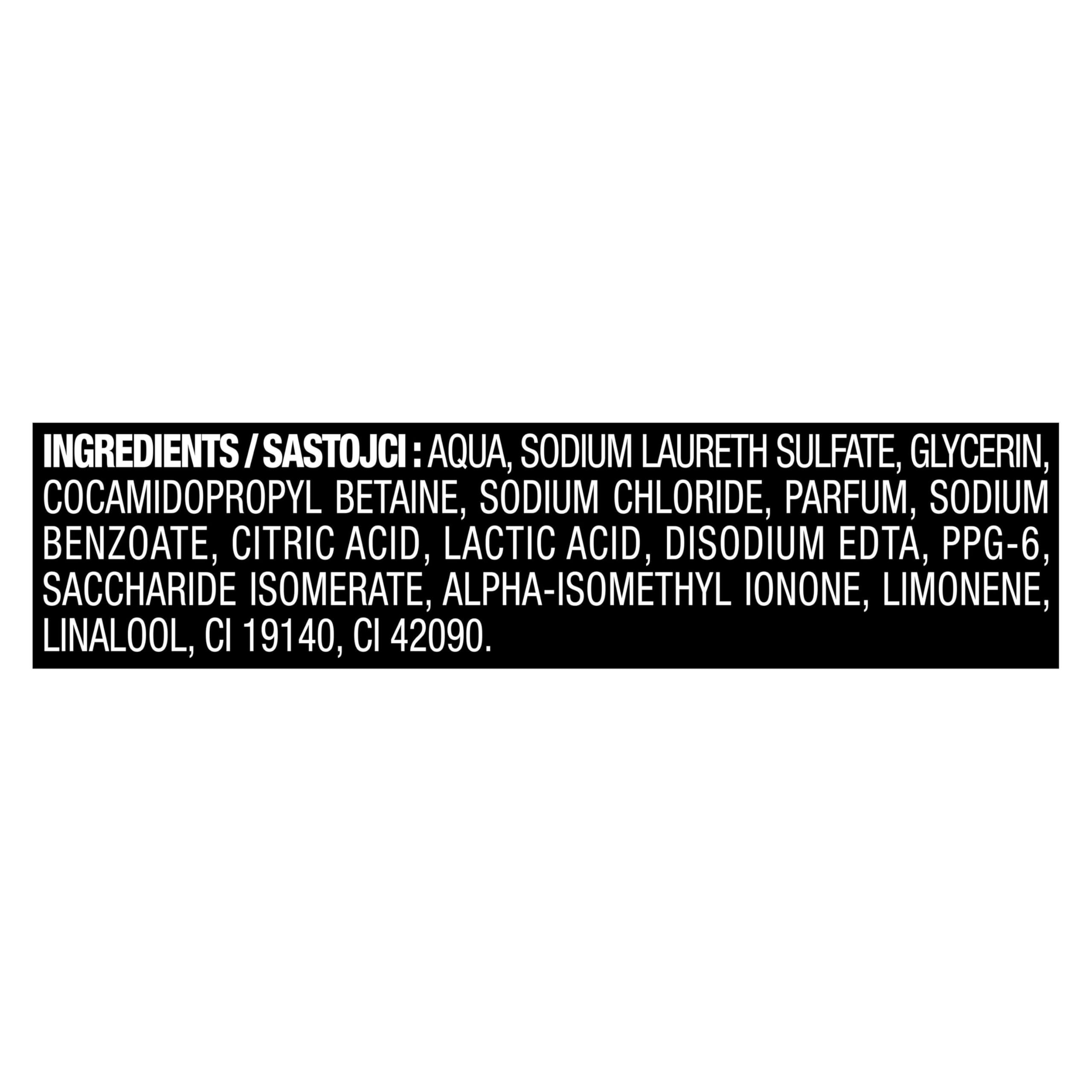 Axe 3 w 1 żel pod prysznic i szampon Black XL dla długotrwałej świeżości i zapachu, testowany dermatologicznie, 700 ml, 1 sztuka