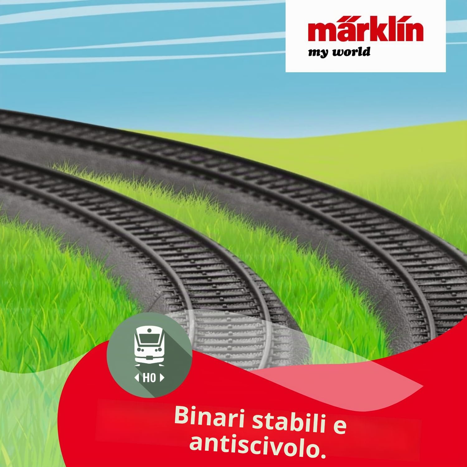 Märklin My World Ice 3 - Kit di avviamento elettrico ad alta velocità, 63 cm, con telecomando a partire dai 3 anni in su