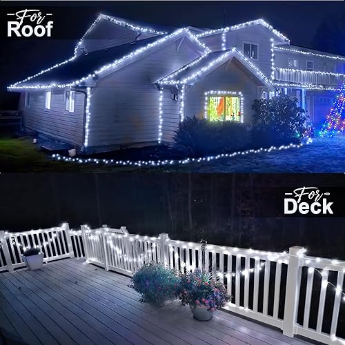 Miniatura 2 de KNONEW 403FT 1000 LED Christmas Lights Outdoor String Lights 8 Modes & Timer Fairy Light Plug in Waterproof LED String Lights for Xmas Yard Tree