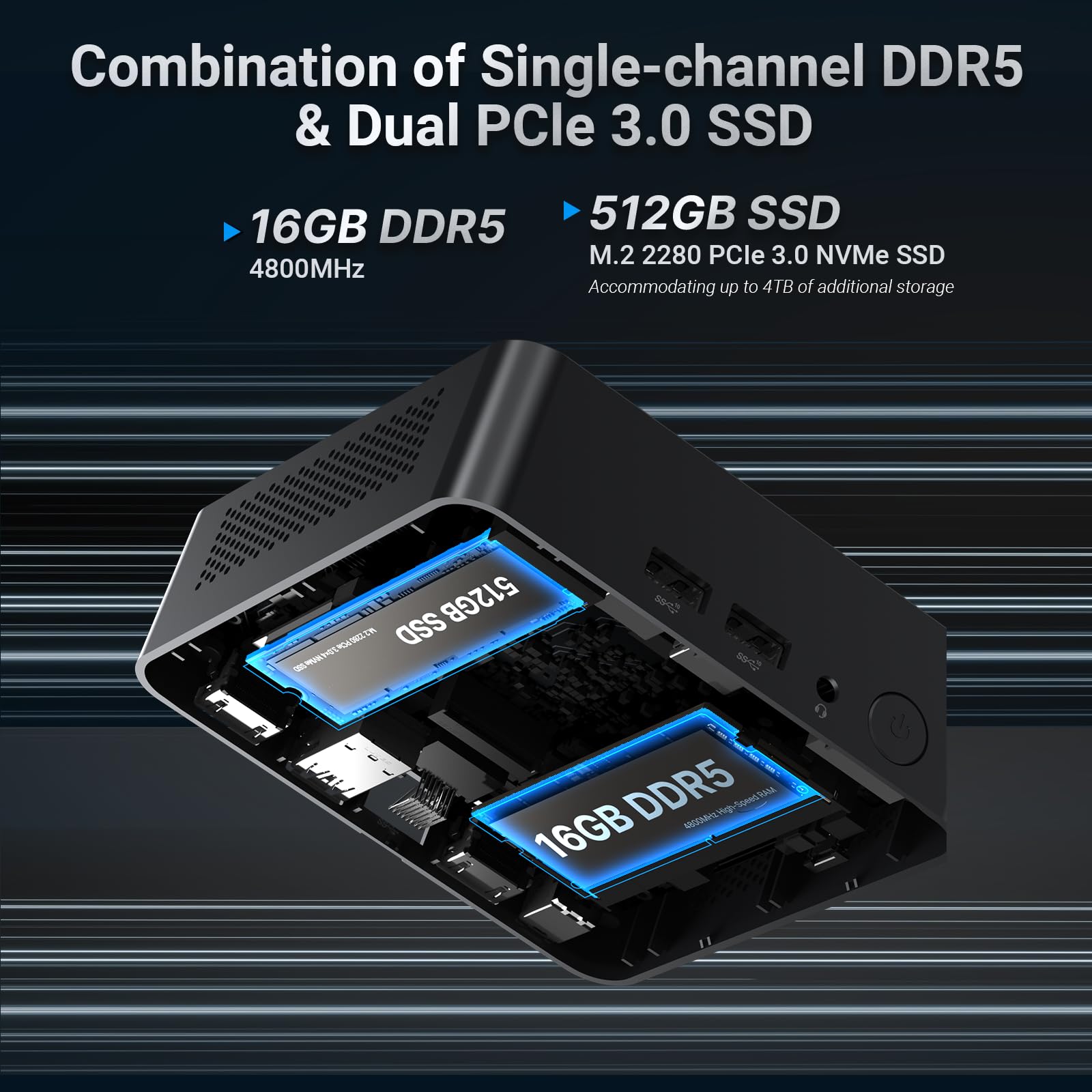 Amazon.com: MINIX NUC355 Mini PC, Intel Core 3 N355, 16GB DDR5