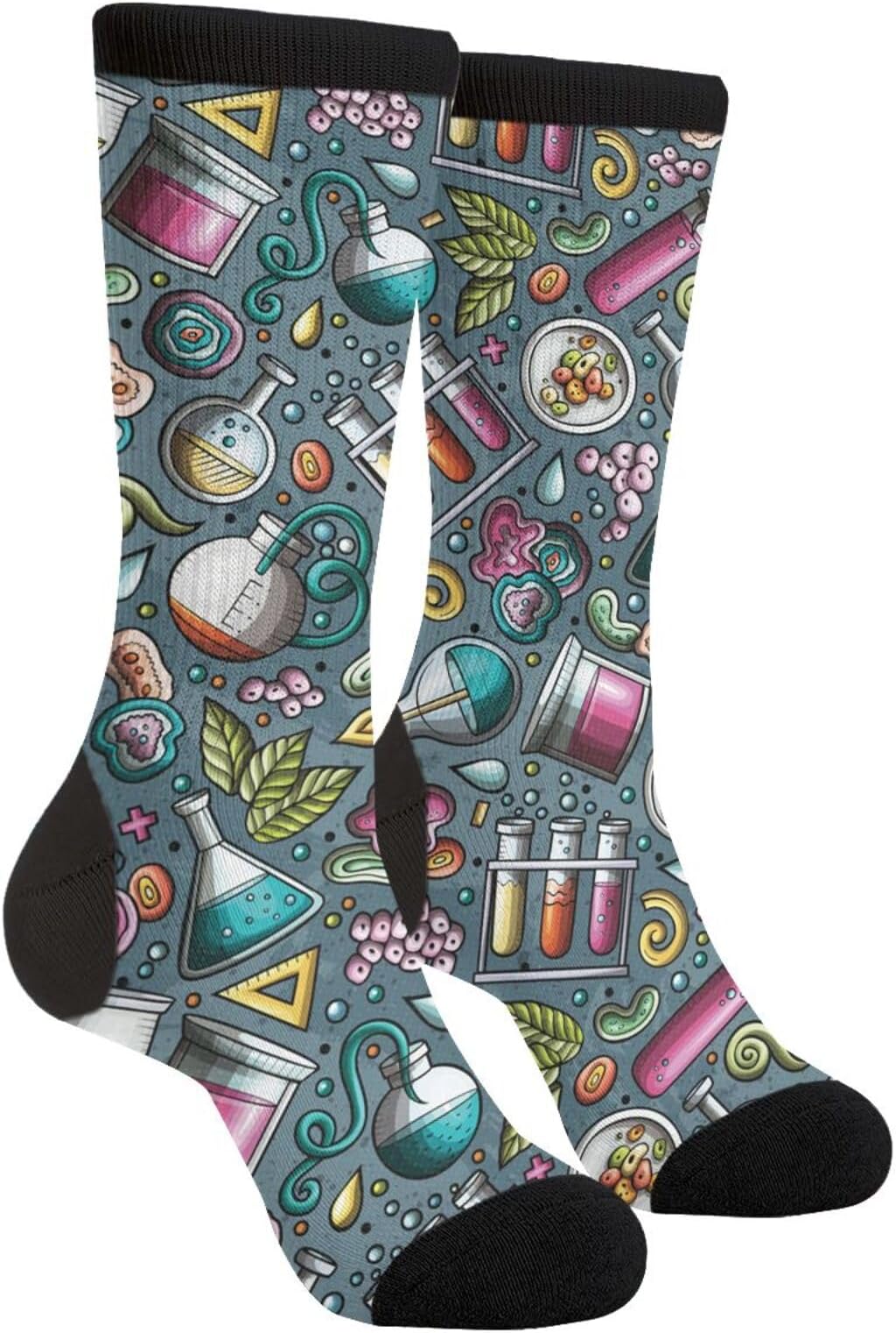 Novelty Fun Crew Socks Fashion Comfortable Men And Women Crazy Dress Socks