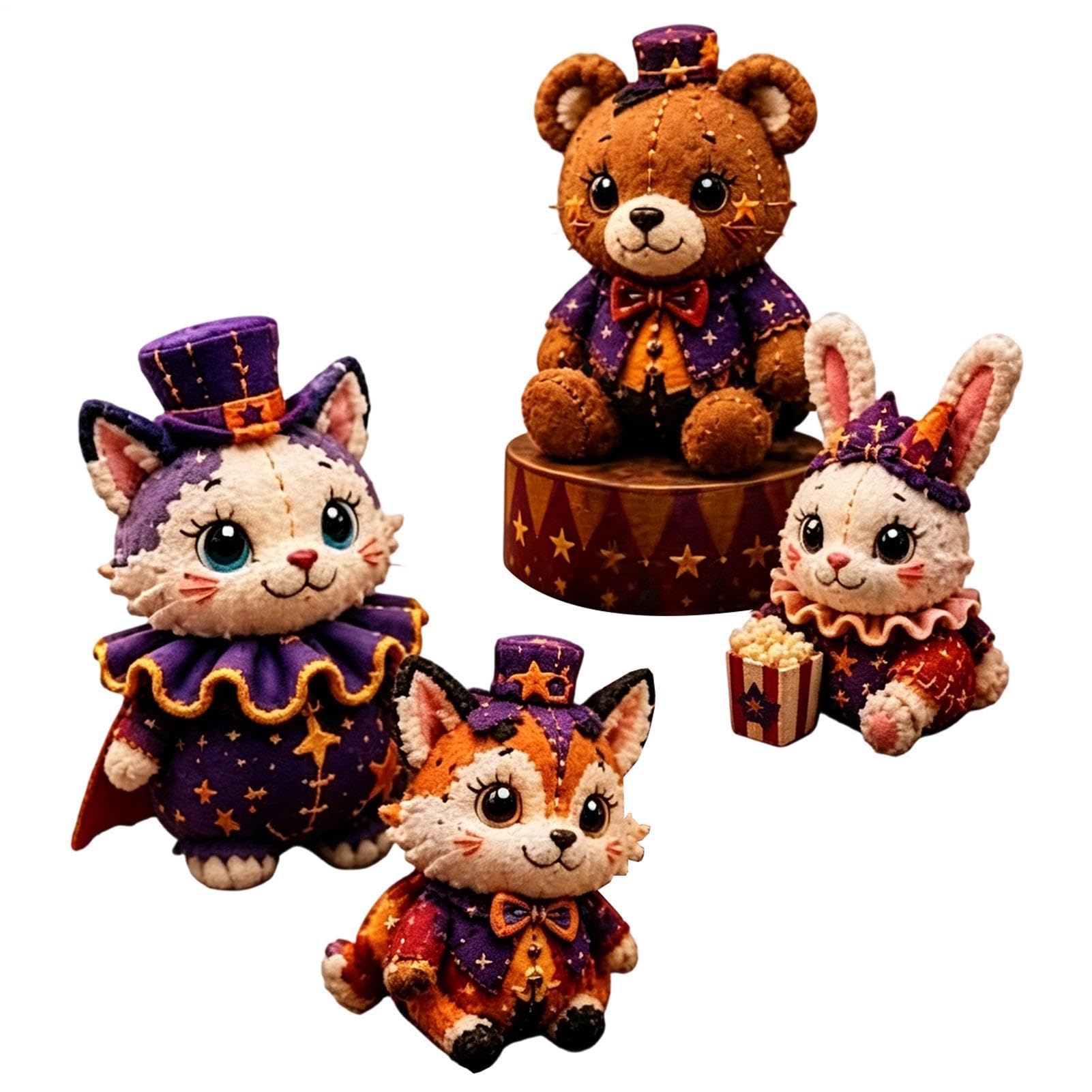 Kit de acolchado de bricolaje fácil con fieltro para Halloween 8