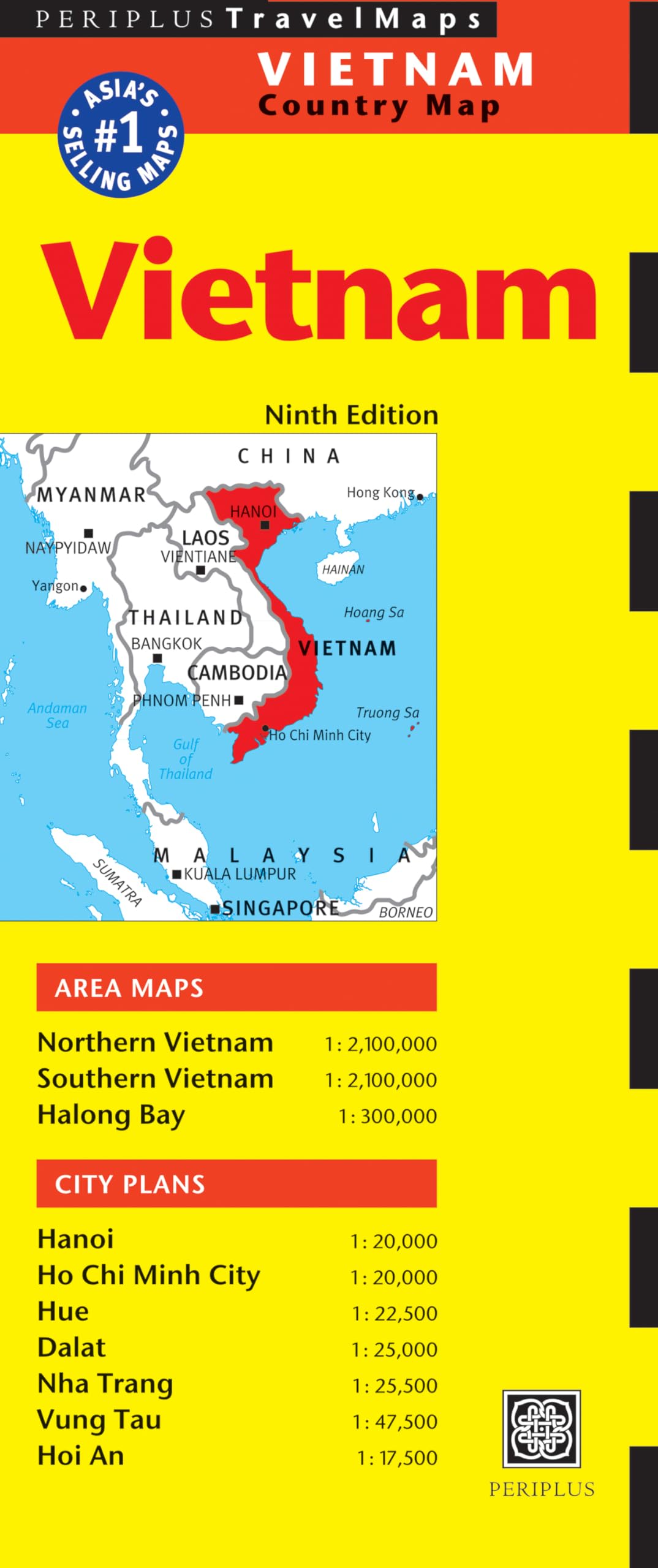 Vietnam Travel Map Ninth Edition (Sheet map, folded)