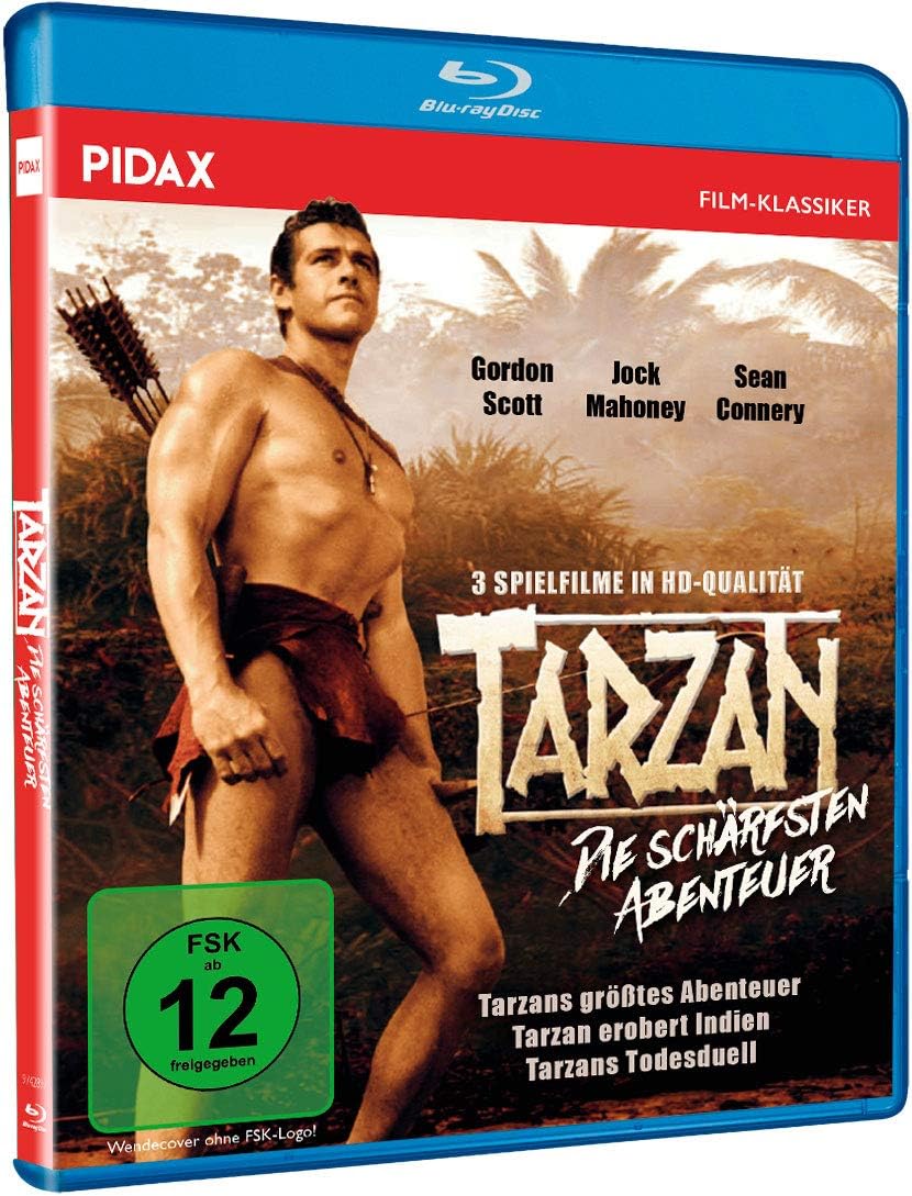 Tarzan - Die schärfsten Abenteuer / Drei spannende Tarzan-Abenteuer in brillanter HD-Qualität (Pidax Film-Klassiker) [Blu-ray]