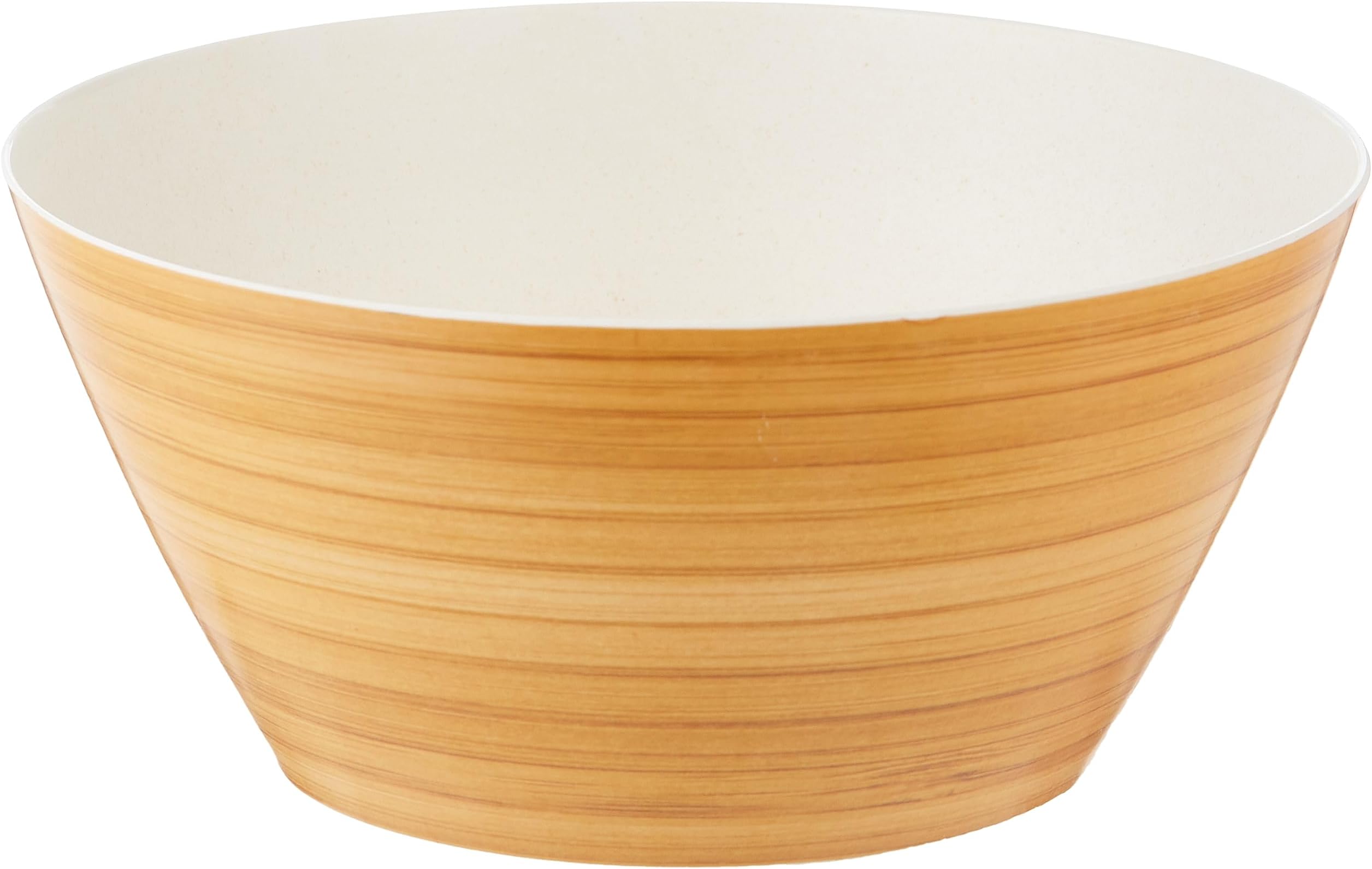 Cuisine Art Bamboo Fibre Bowl - Round Bowls, Brown, 25cm, BD-BF-58