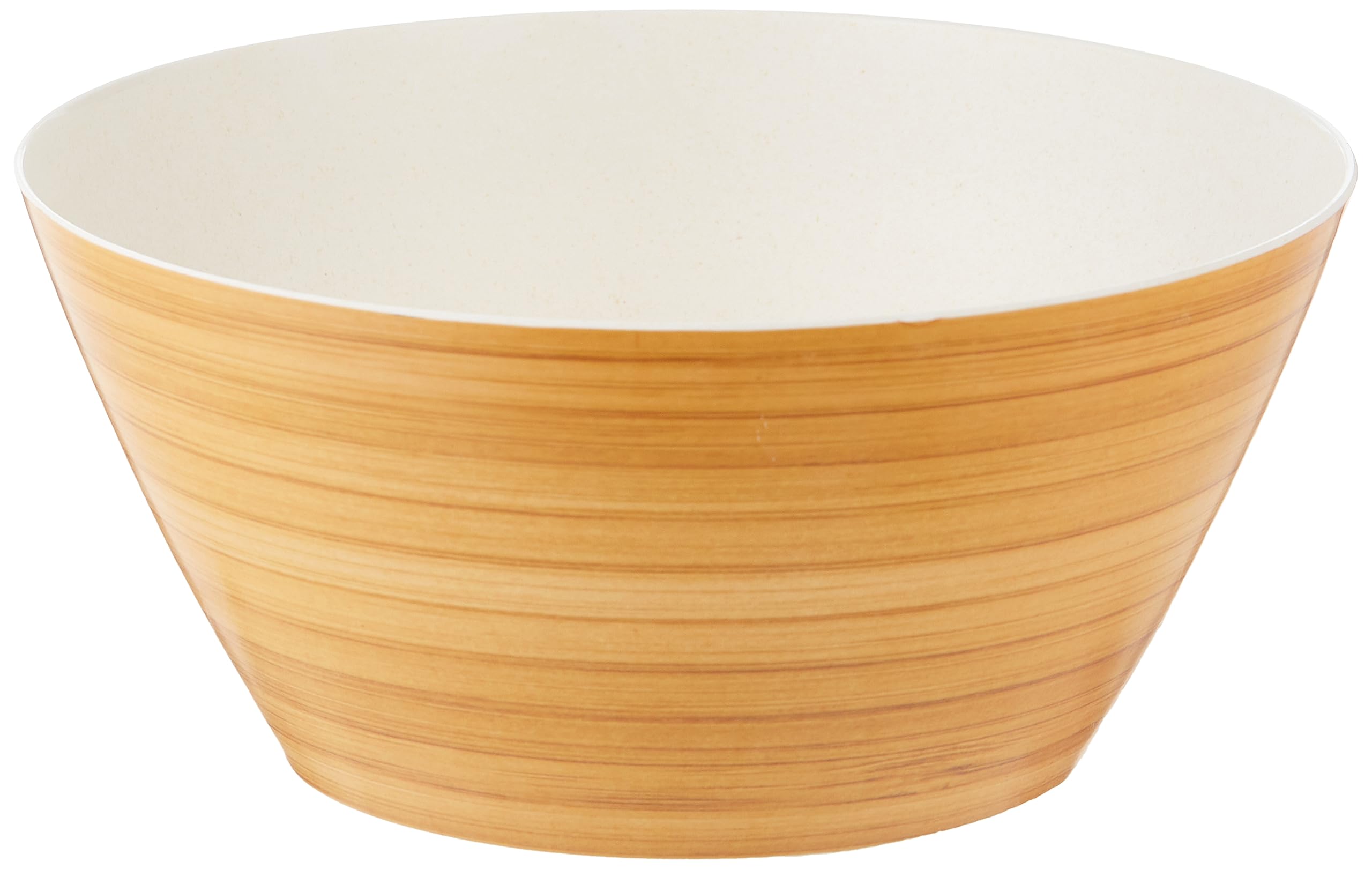 Cuisine Art Bamboo Fibre Bowl - Round Bowls, Brown, 25cm, BD-BF-58