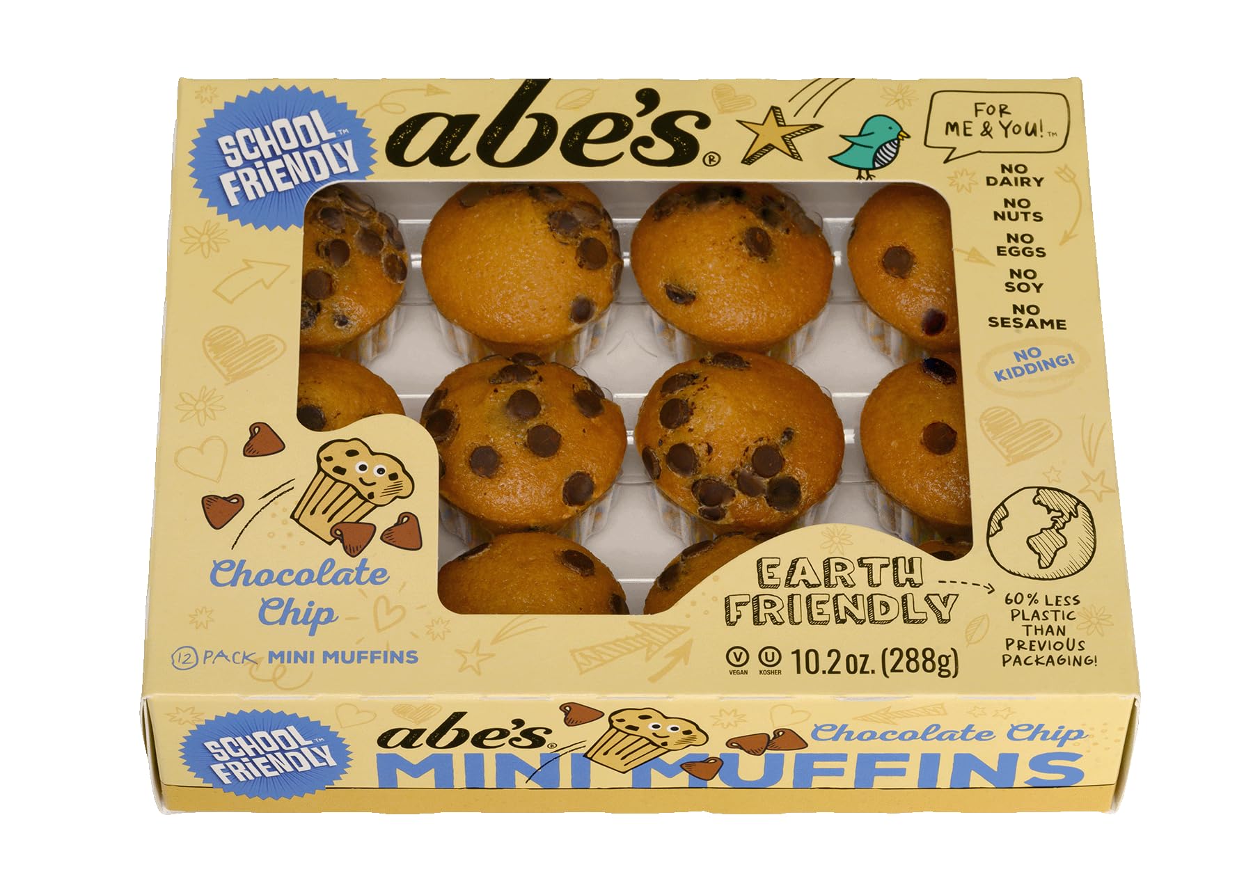 Abe's, Chocolate Chip Mini Muffins (FROZEN EACHES)
