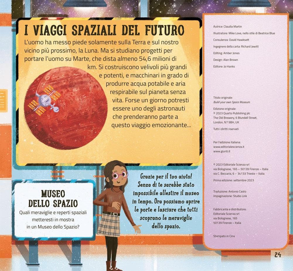 Costruisci il tuo museo dello spazio. Ediz. a colori. Con 5 pop-up da costruire