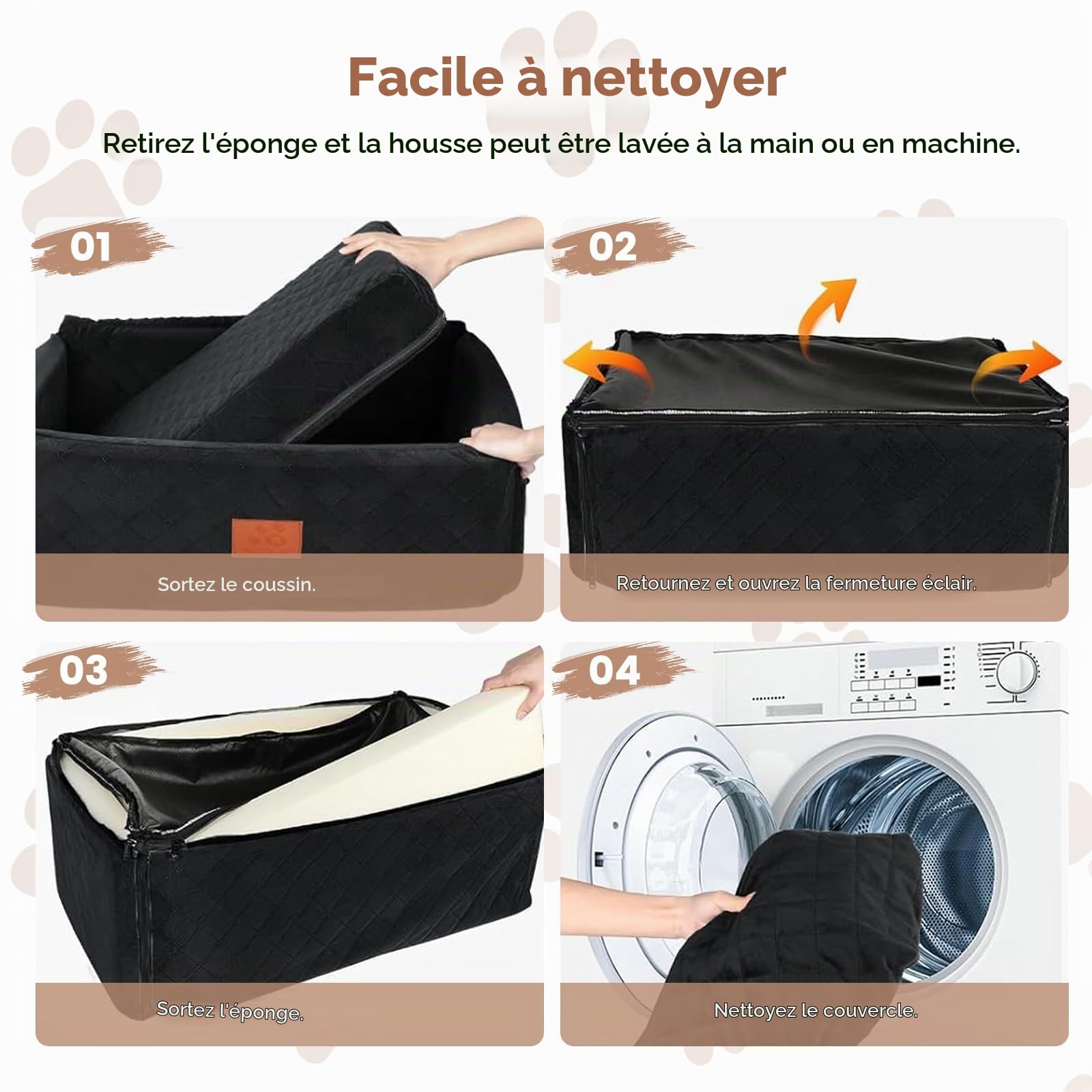 Siège Auto Chien Extra Stable, Siège de Voiture Renforcé | avec Sangles de Fixation et Ceinture de Sécurité, Jusqu’à 26 kg pour Chiens de Grande Petite à Moyenne Taille