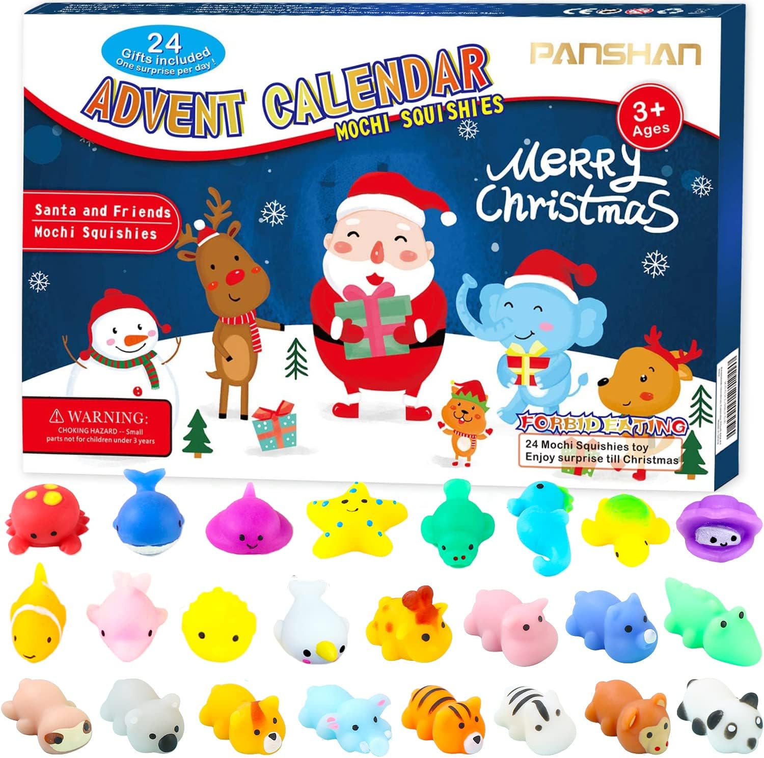 Calendrier De L'Avent 2025 Enfant KreativeKraft – 24 Jouets Fidget Et Walkers Avec Plateau De Course