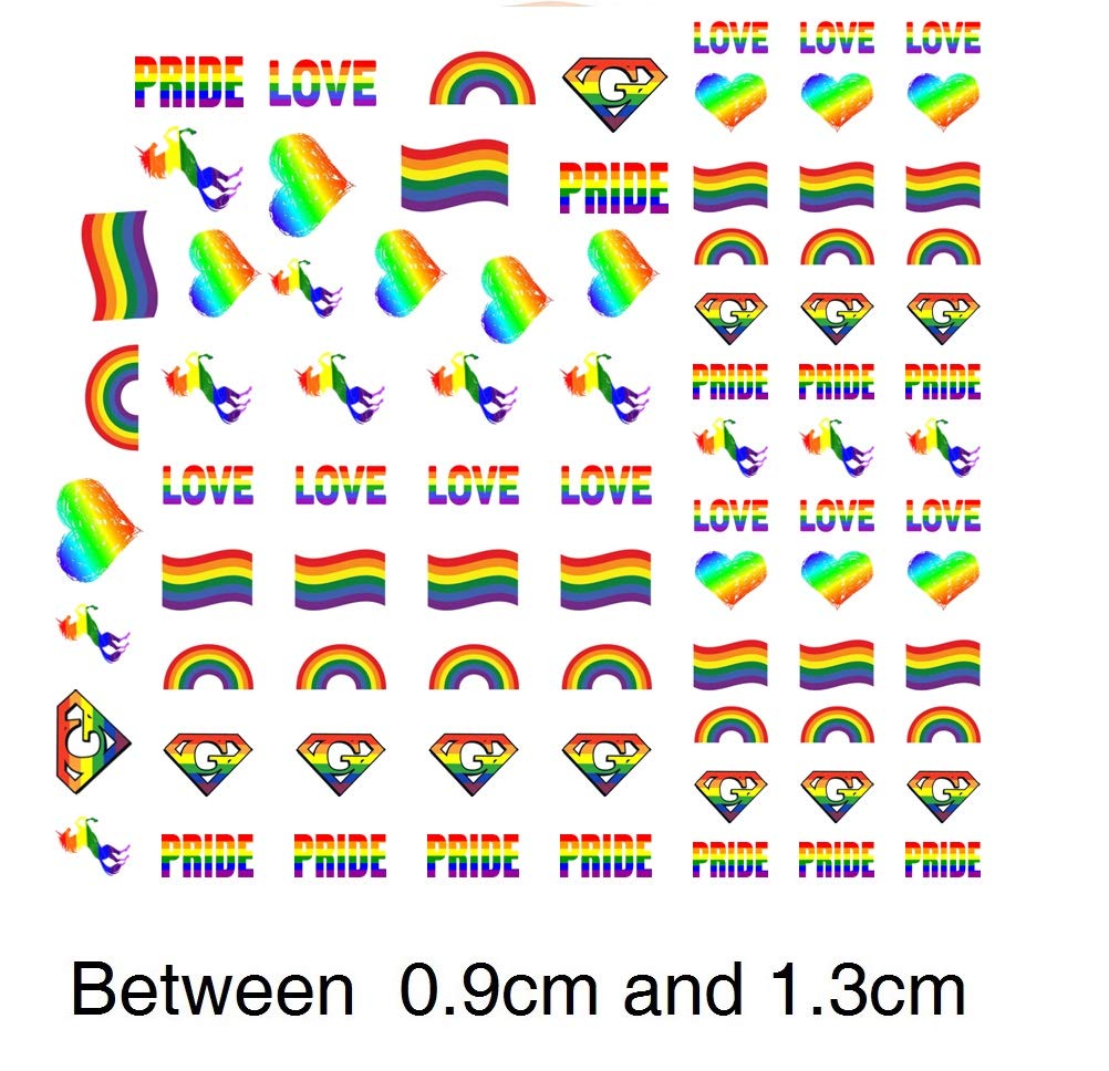 Gay Pride LGBT Collection (Gay Pride LGBT nAIL aRT dECALS)