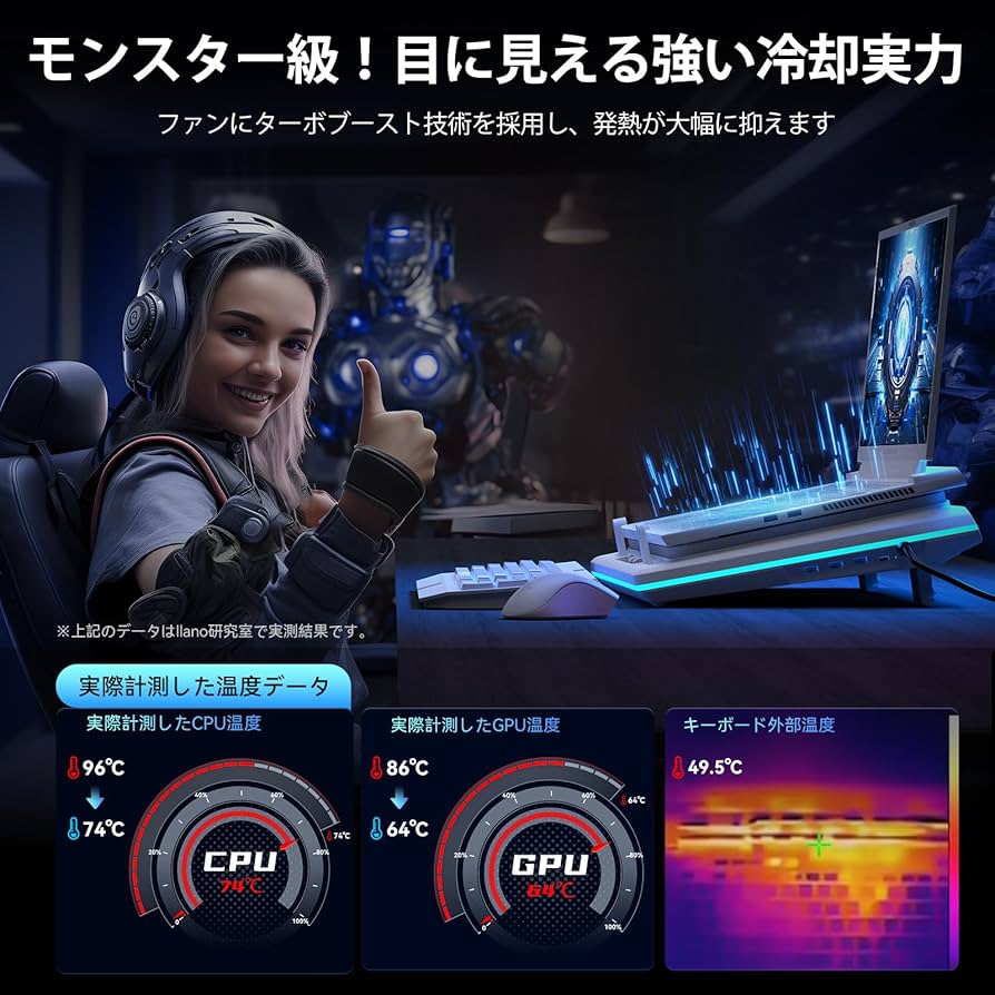 「2025年新時流・特許取得済」llano ノートパソコン 冷却パッド Amazon.co.jp: 「2025年新時流・特許取得済」llano ノート