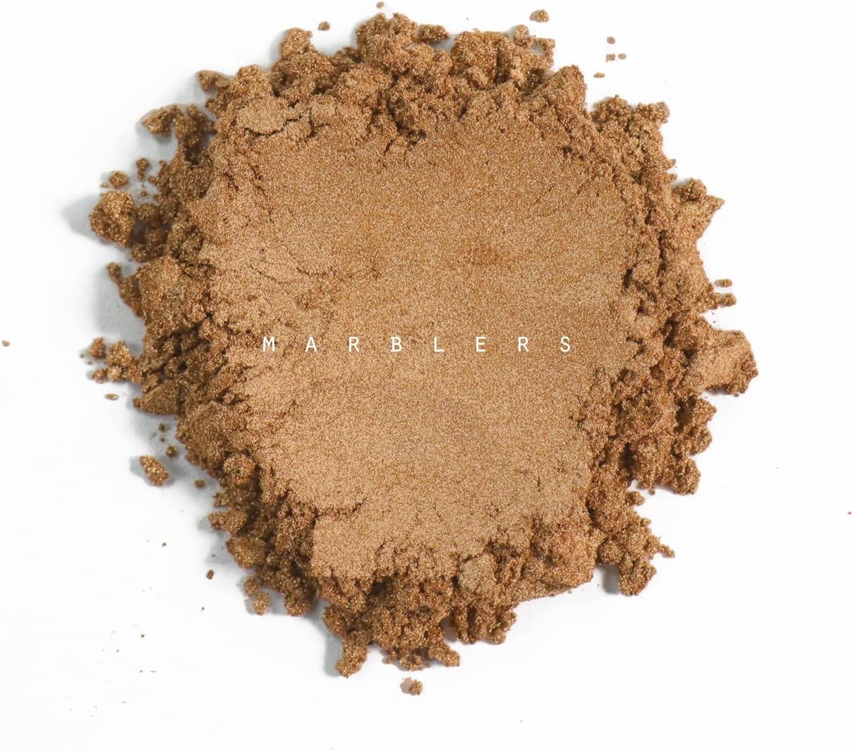 MARBLERS Mica Powder Colorant [Bronze] 10oz (280g) |Cosmetic Grade | Epoxy Resin Pigment | Dye | Non-Toxic, Vegan, Cruelty-Free | Lip Gloss, Nails, Body Butter | Bath Bomb, Candle & Soap Making