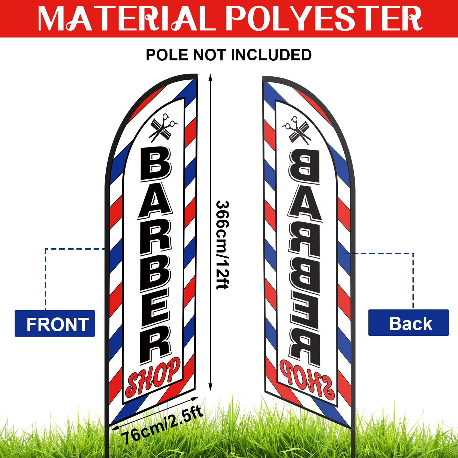 バーバーショップスタイル壁掛けランプ Lサイズ】アメリカンレトロ バーバー 理容室 ヘアーサロン 床屋