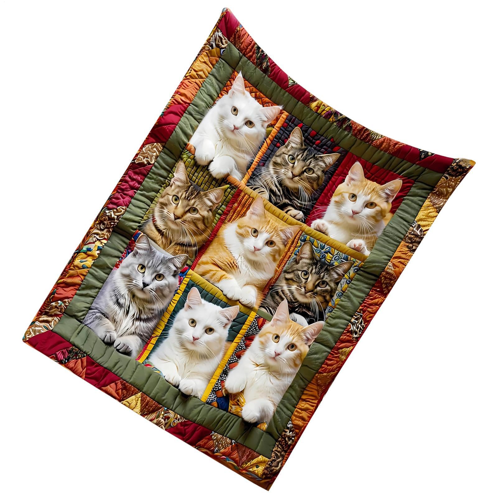 Couverture douce chat pour maman et moments tendres