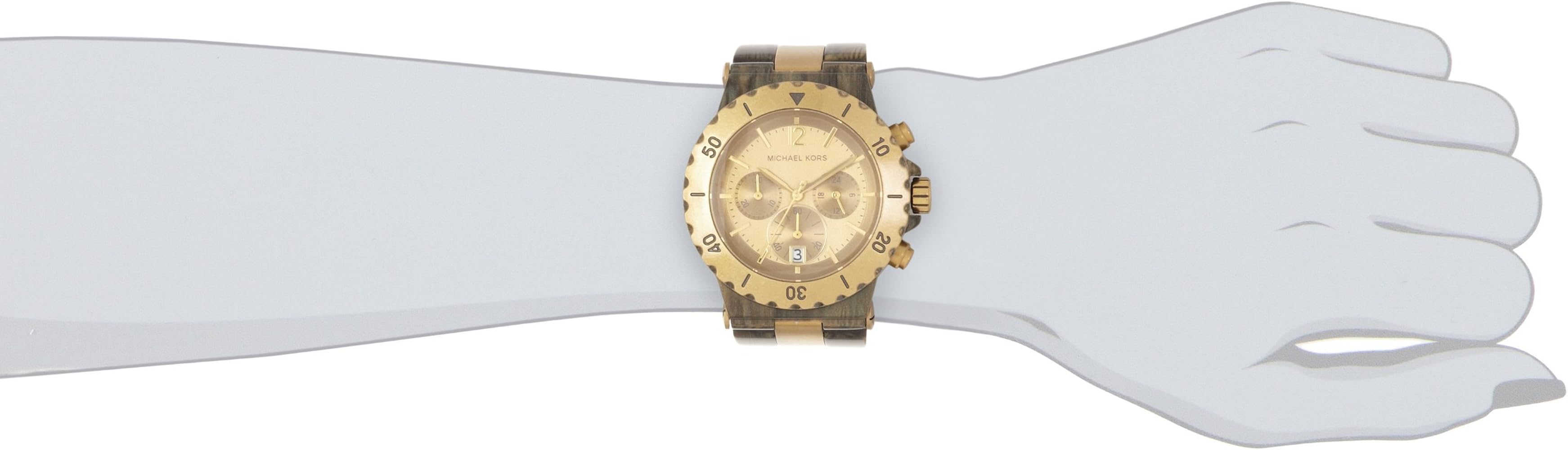 Michael kors women's bronze watch Clearance