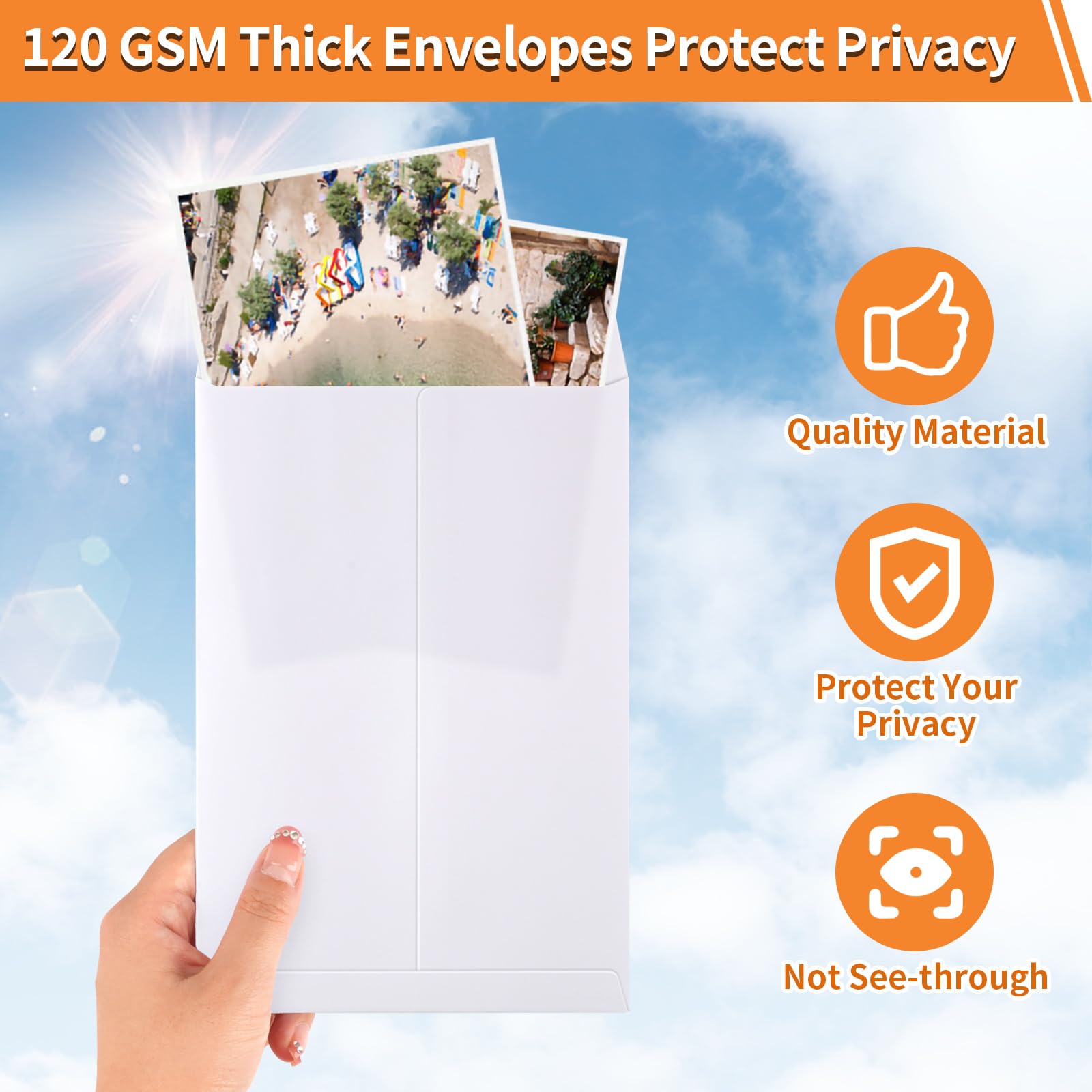 40 Pack Catalog Envelopes Self Seal, 6 X 9 Inches