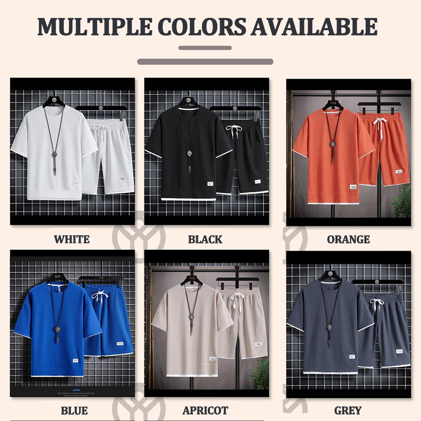SIDHU 2-teiliges Sportbekleidungs-Herren-Kurzarm-Shorts-Set „Resident Evil Umbrella“ Bedrucktes Sommer-T-Shirt Freizeitanzug-Set Rundhals-T-Shirt Lässiger Jogginganzug