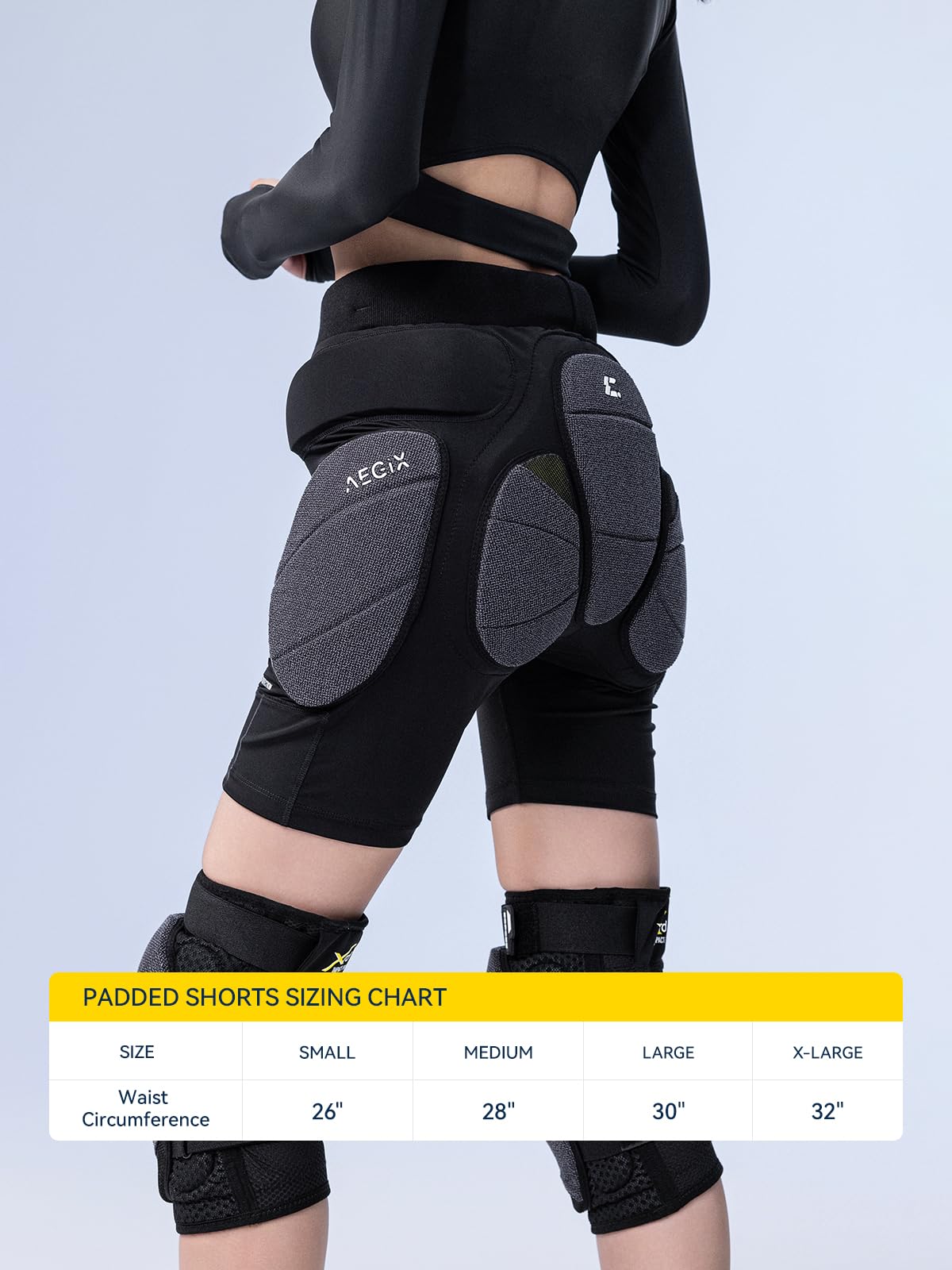 Amazon.com : COPOZZ Padded Shorts for Snowboard, Skate and Ski