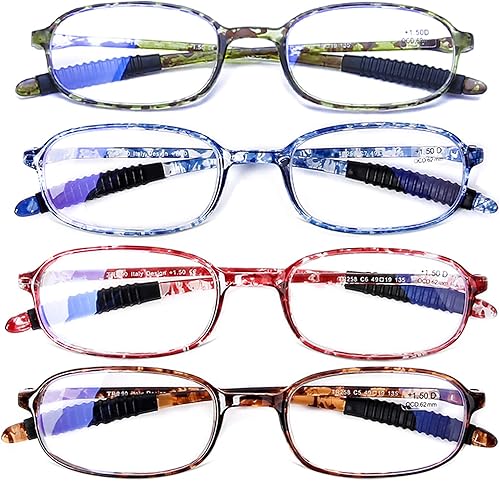 Lentes de lectura para computadora con bloqueo de luz azul, ligeras, para mujeres y hombres.