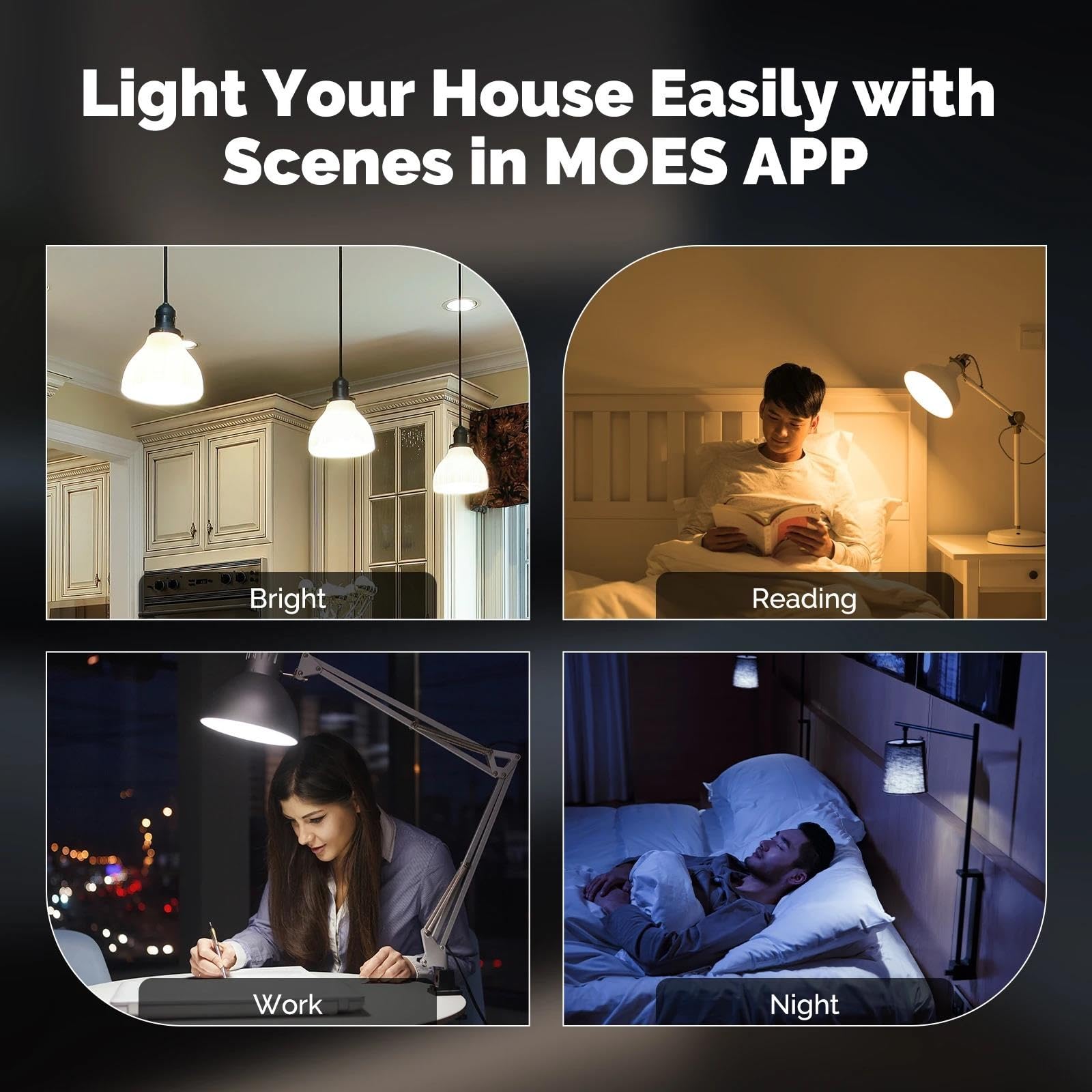 Ampoule Filament Intelligente Éclairez Votre Maison Facilement Avec Scène E27 Économie D'énergie Personnalisez La Lumière Par Temps 7W Contrôle Via L'application Tuya,3pcs