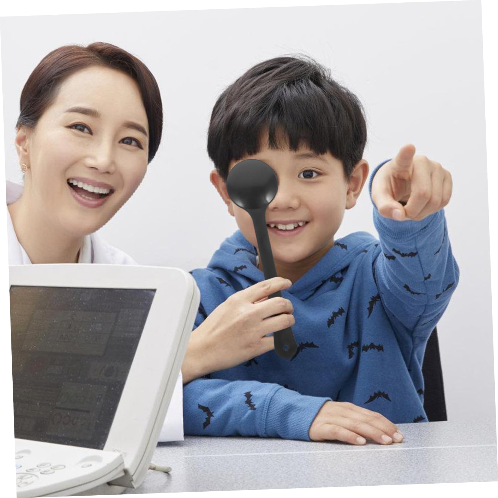 Cabilock Comprehensive Vision Testing Kit Eye Chart Eye Shield Set Wall or Hanging Use