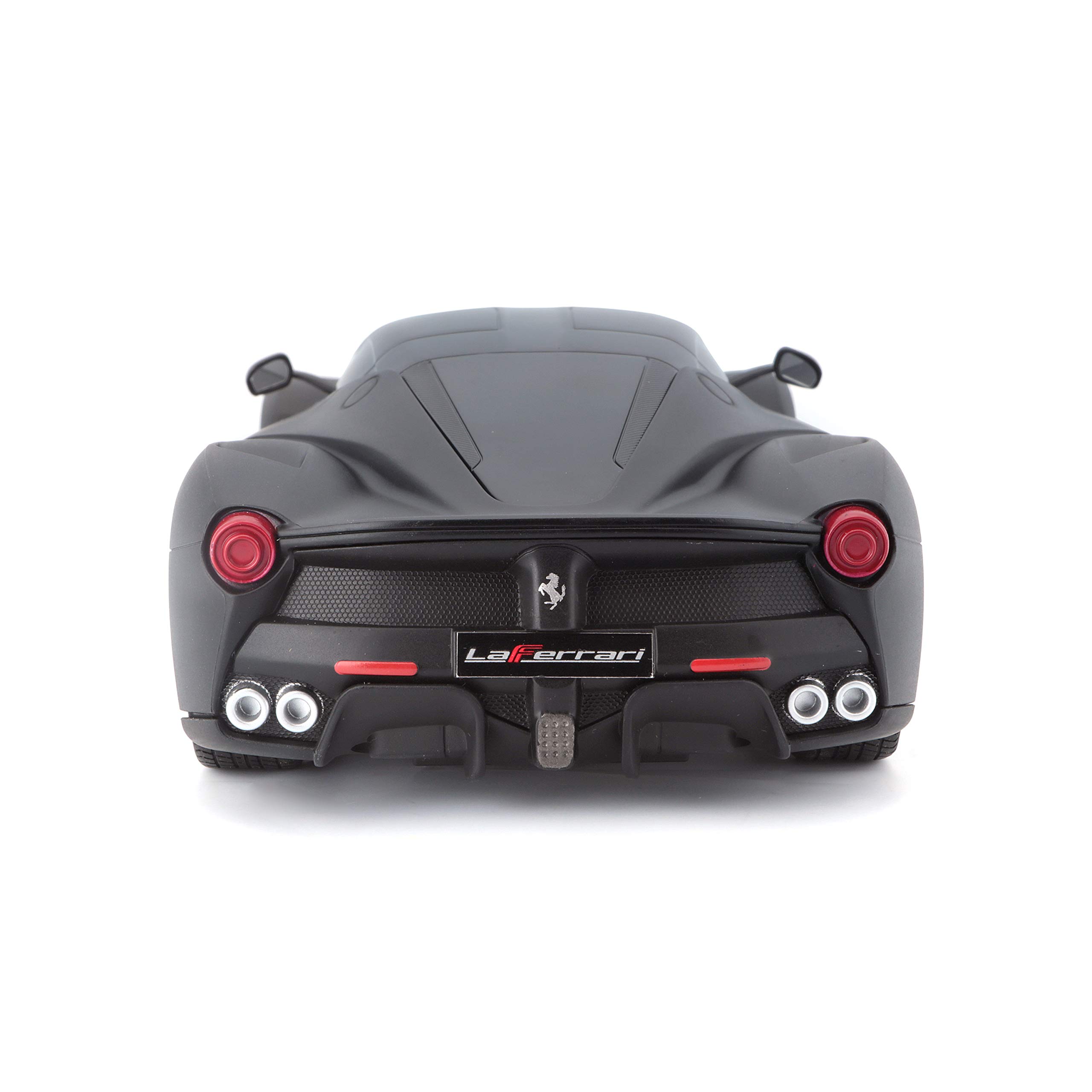 Maisto Tech R/C Ferrari LaFerrari: zdalnie sterowany samochód w skali 1:24, 2,4 GHz, z uchwytem pistoletowym, od 5 lat, 20 cm, czarny matowy (581530-2)