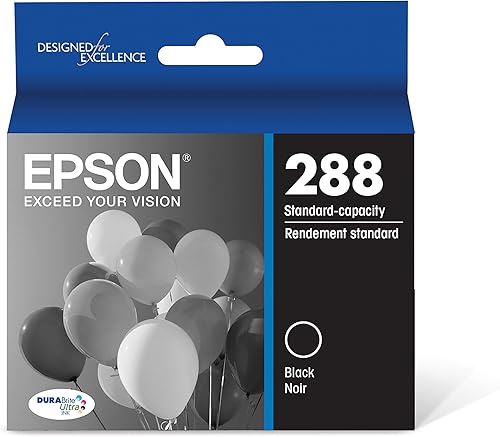 Miniatura 5 de Epson T288 DURABrite Ultra Ink Paquete combinado de color de capacidad estándar y cartucho negro de capacidad estándar T288 DURABrite Ultra Ink