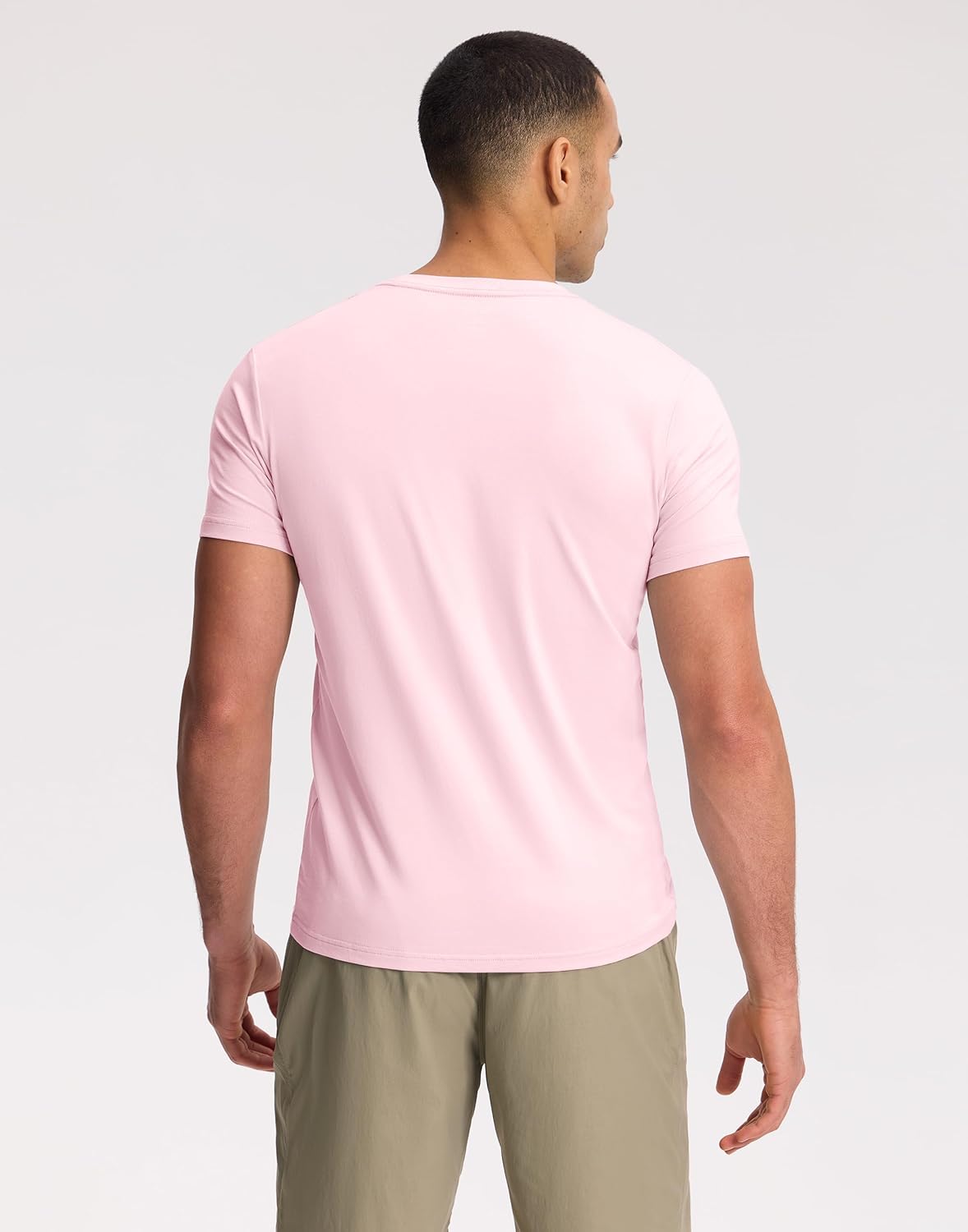 Pioneer Camp Mens Bamboo Viscose T Shirt Ultra Soft Plain Tshirts for Men Cooling Crew Neck Casual Basic Tee Shirt Undershirt - Image 2