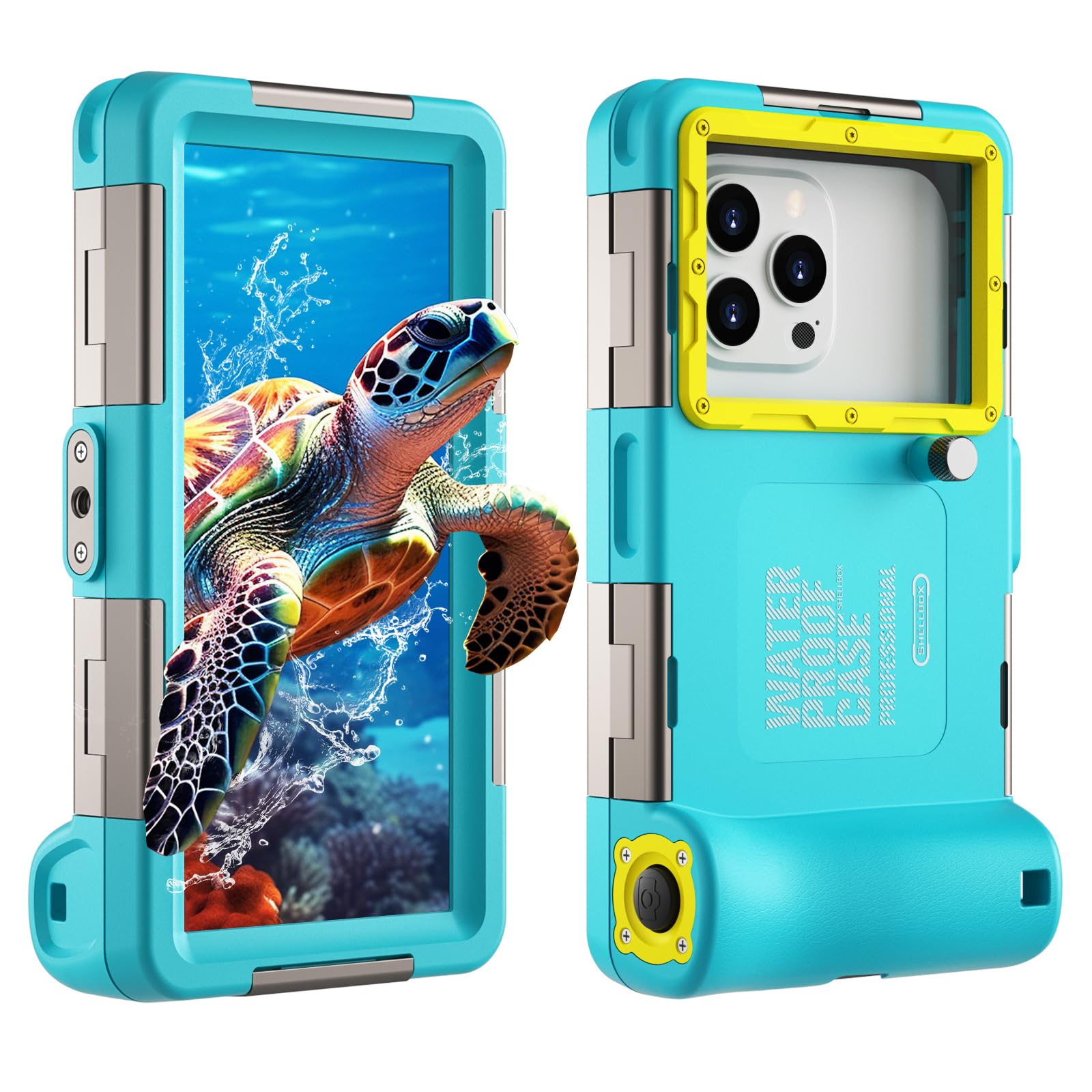 𝟐𝟎𝟐𝟓 Latest Upgrade Universal Waterproof Phone Case for Snorkeling and Diving Underwater Phone Case for iPhone 16/15/14/13/12/11 Pro Max Galaxy