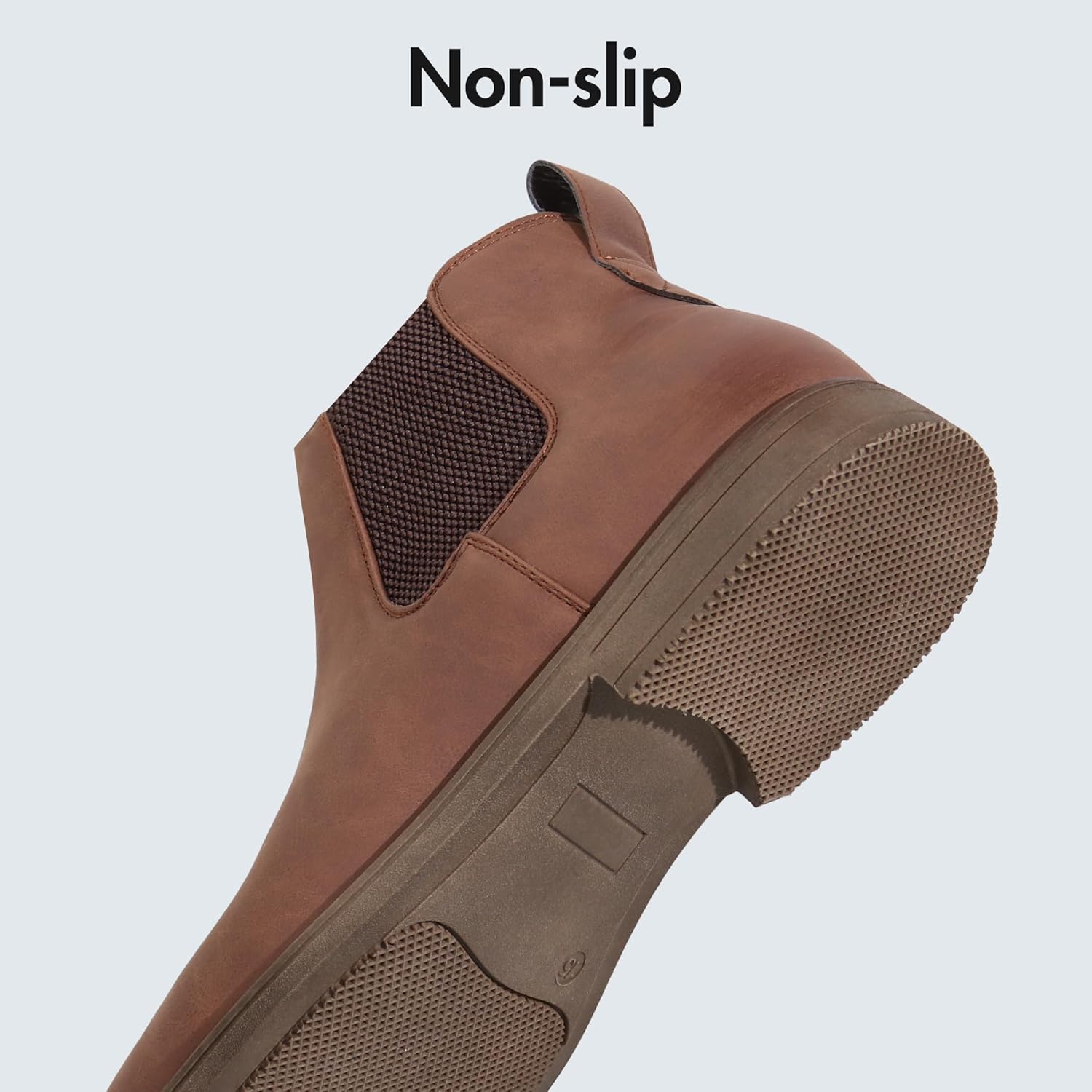 Hawkwell Men's Plus Size Chelsea Boots Classic Casual Dress Ankle Boots in Regular and Plus Sizes - Image 5