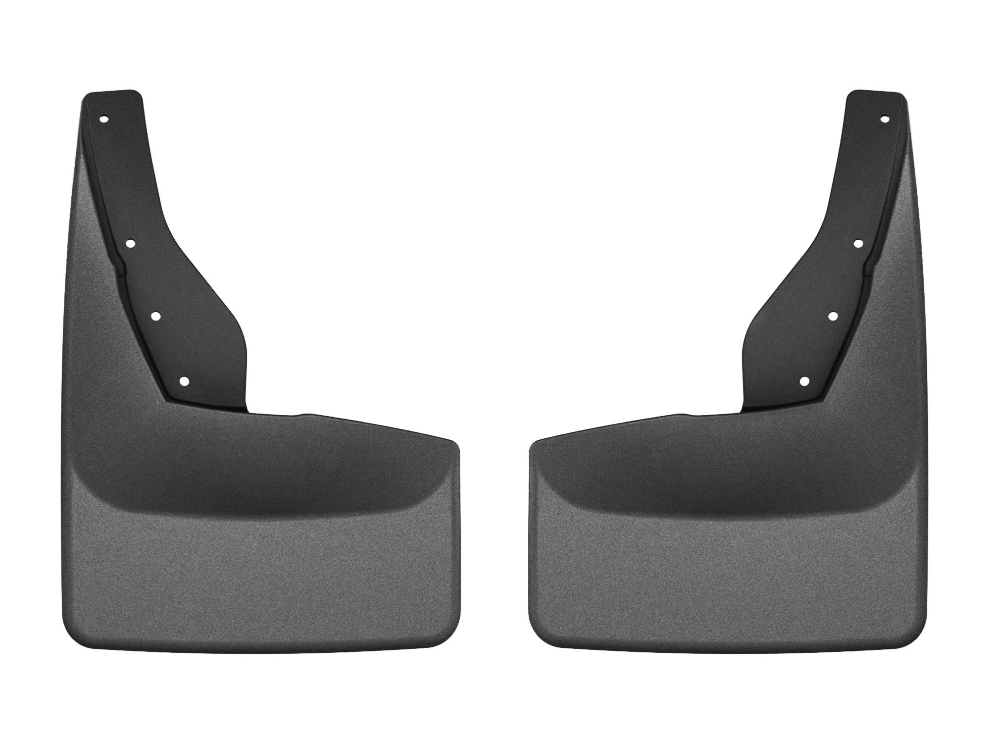 WeatherTech Custom No Drill Splash Guard MudFlaps for Ford Expedition, Expedition Max, Rear Pair (120216), Black