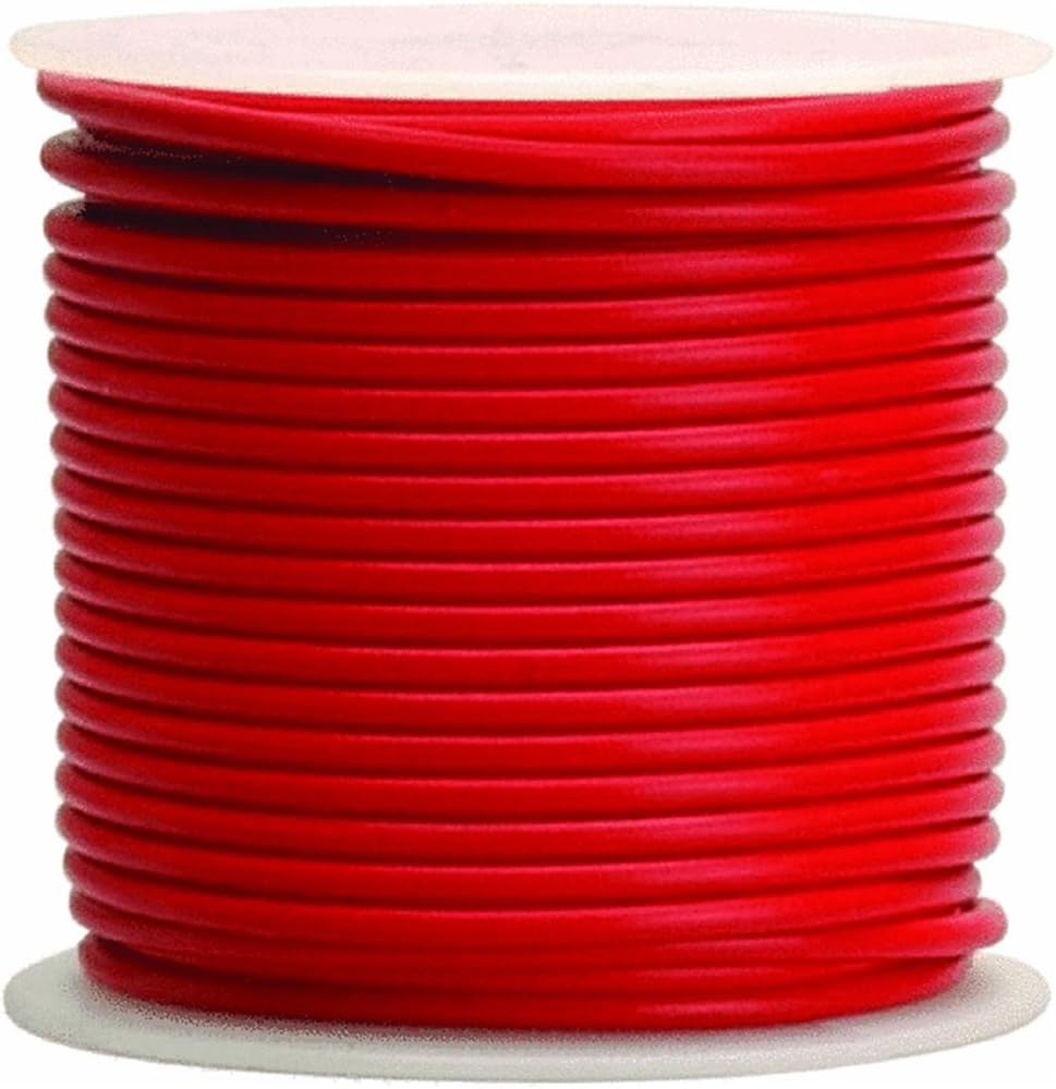 Coleman Cable 55671523 Primary Wire, 12-Gauge 100-Feet Bulk Spool, Red