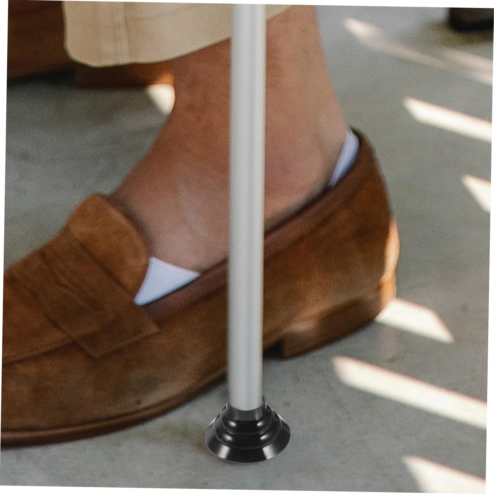 COLLBATH Long-Lasting Walking Cane Foot Pads Sturdy Cane Tips Replacement for Walking Sticks Walking Canes