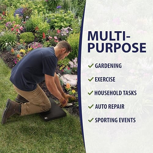 Miniatura 5 de Rugged Rhino Rodillera de espuma de alta densidad, resistente al agua, almohadillas absorbentes de golpes, fuerte rebote, ejercicio de yoga de