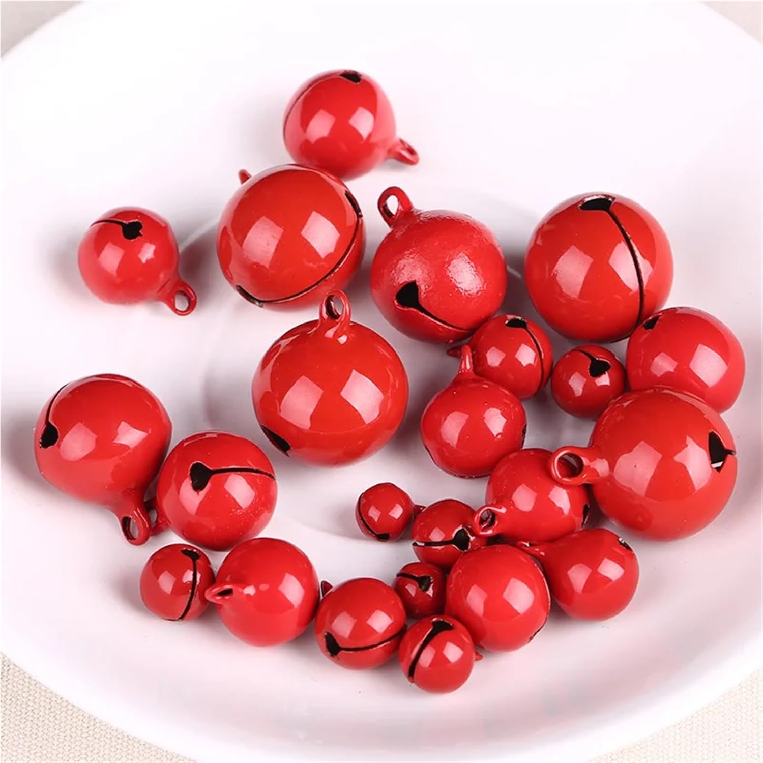 Craft Bells, Bells for Crafts for Jingle 30pcs Copper Pendants for Christmas Tree Ornaments Decoration
