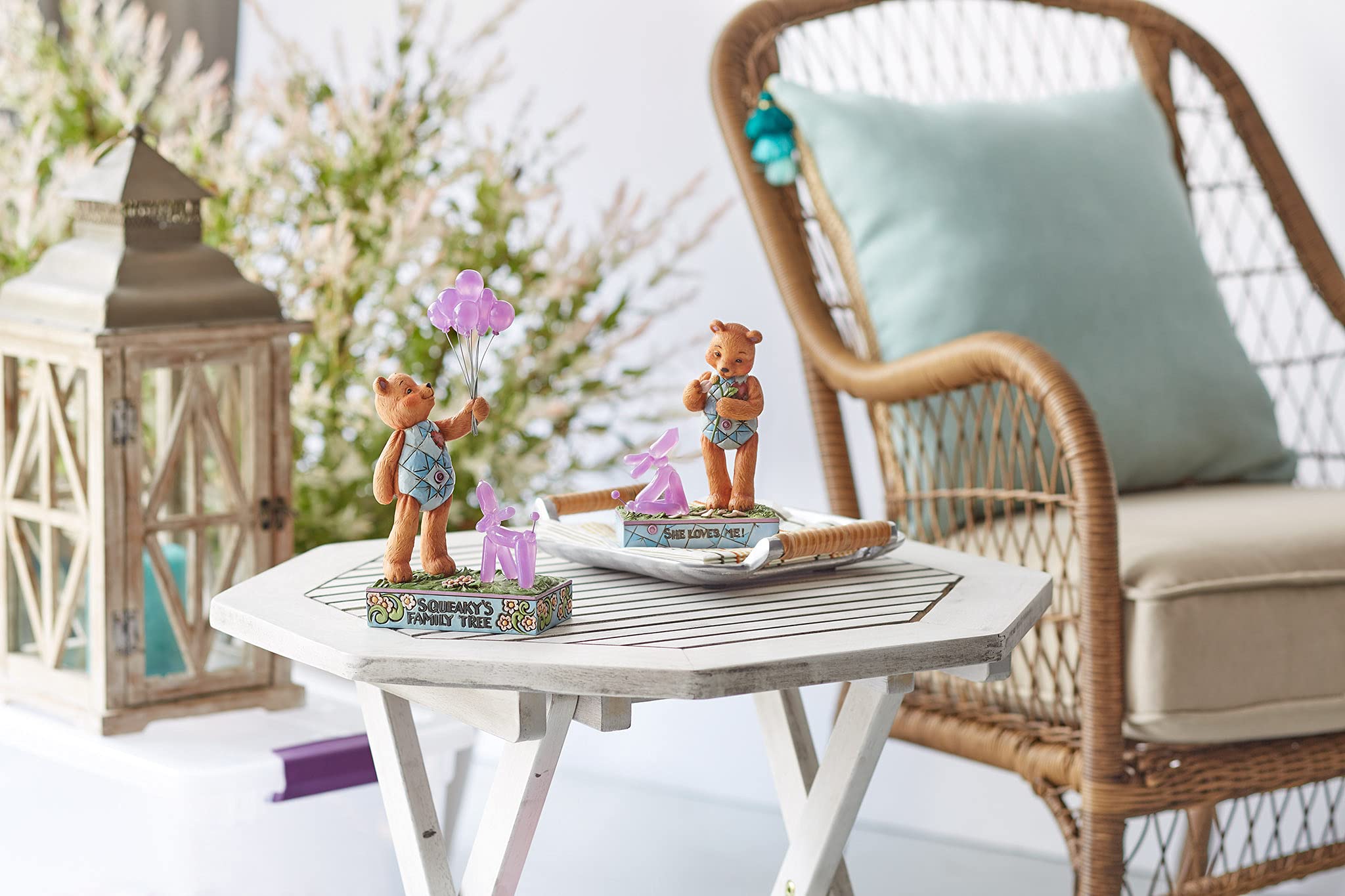 Amazon.com: Enesco Jim Shore Button and Squeaky She Loves Me