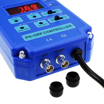 2 -in- 1 pH ORP Redox Controller جهاز اختبار جودة المياه BNC Type Electrode Laboratories تحليل Aquarium Hydroponics