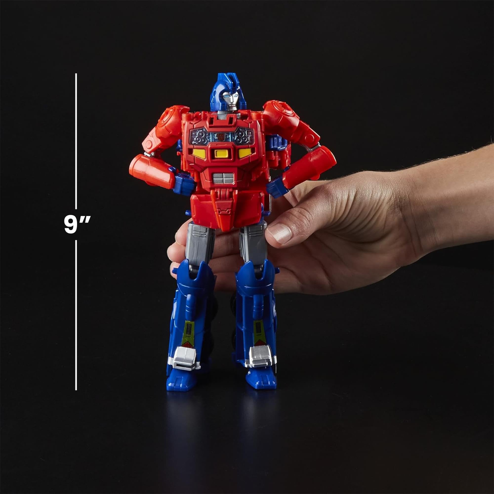 Transformers E1147 LEADER OPTIMUS PRIME figurka akcji, czerwona, niebieska, 23 cm