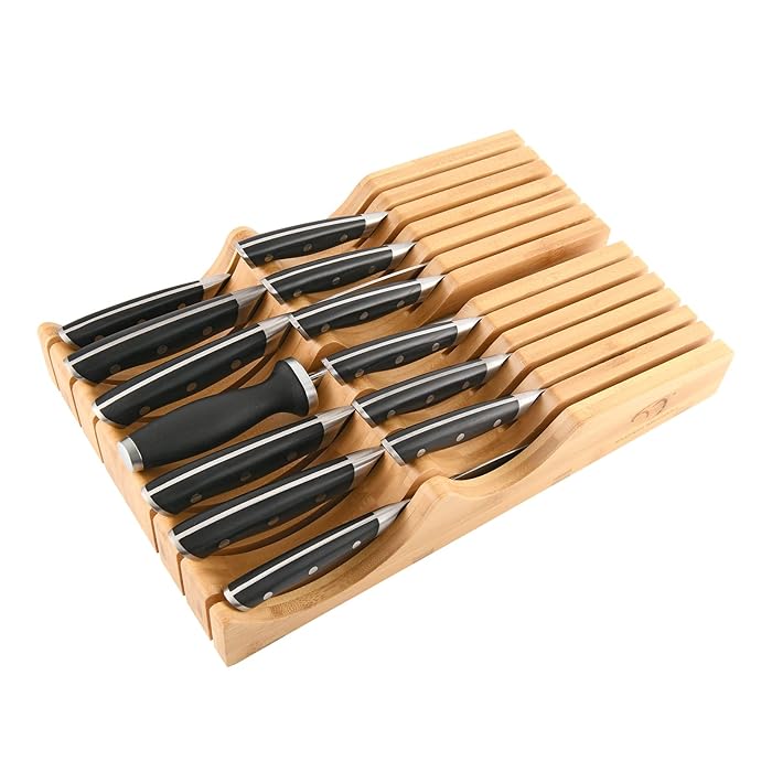 Buy NANFANG BROTHERS Damascus Kitchen Knife Set, 14 Pieces Japanese