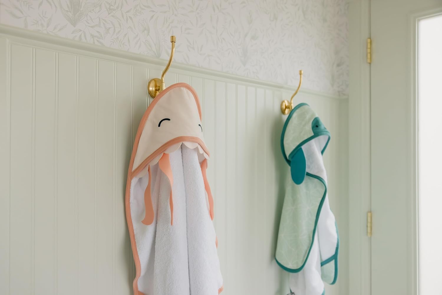 Copper Pearl Hooded Bath Towels Premium Knit/Terry Cloth Baby Towels with Hood, Pockets, and Cool Designs - Great to Gift and Make Bath Time Fun - Baby Bath Towel, Wade