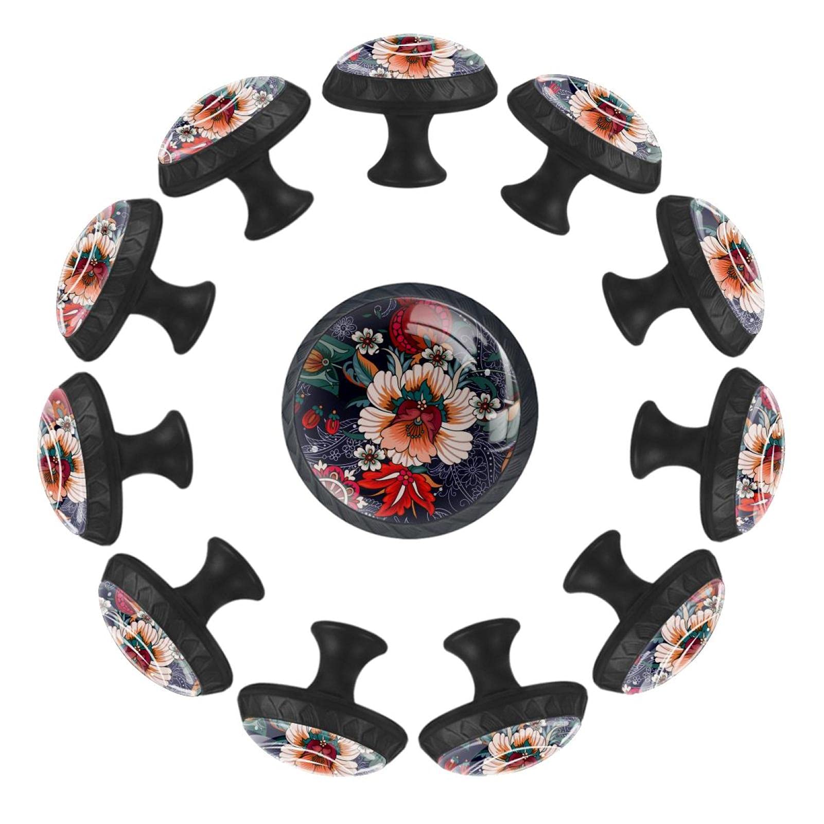 Boutons de tiroir ronds pour relooker facilement une commode de chambre à coucher