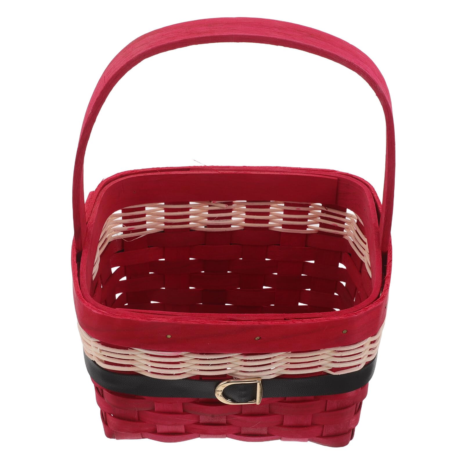 Cesta tejida a mano Gatuida ideal para almacenamiento festivo y decoración de Navidad