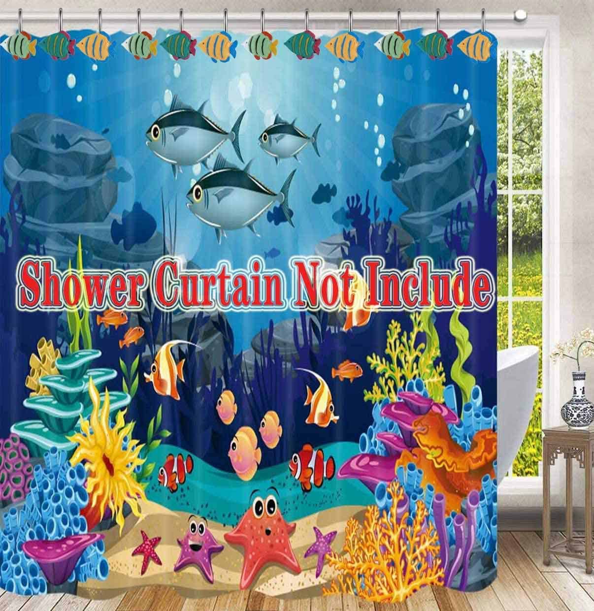 bacova guild born to fish shower curtain hooks Amazon.com: CandyGrid Fish Shower Curtain Hooks Rings for Under The Sea  Bathroom Decor, Beach Shower Curtain Hooks, Nautical Shower Curtain Hooks,  Decorative Shower Curtain Hooks for Bathroom