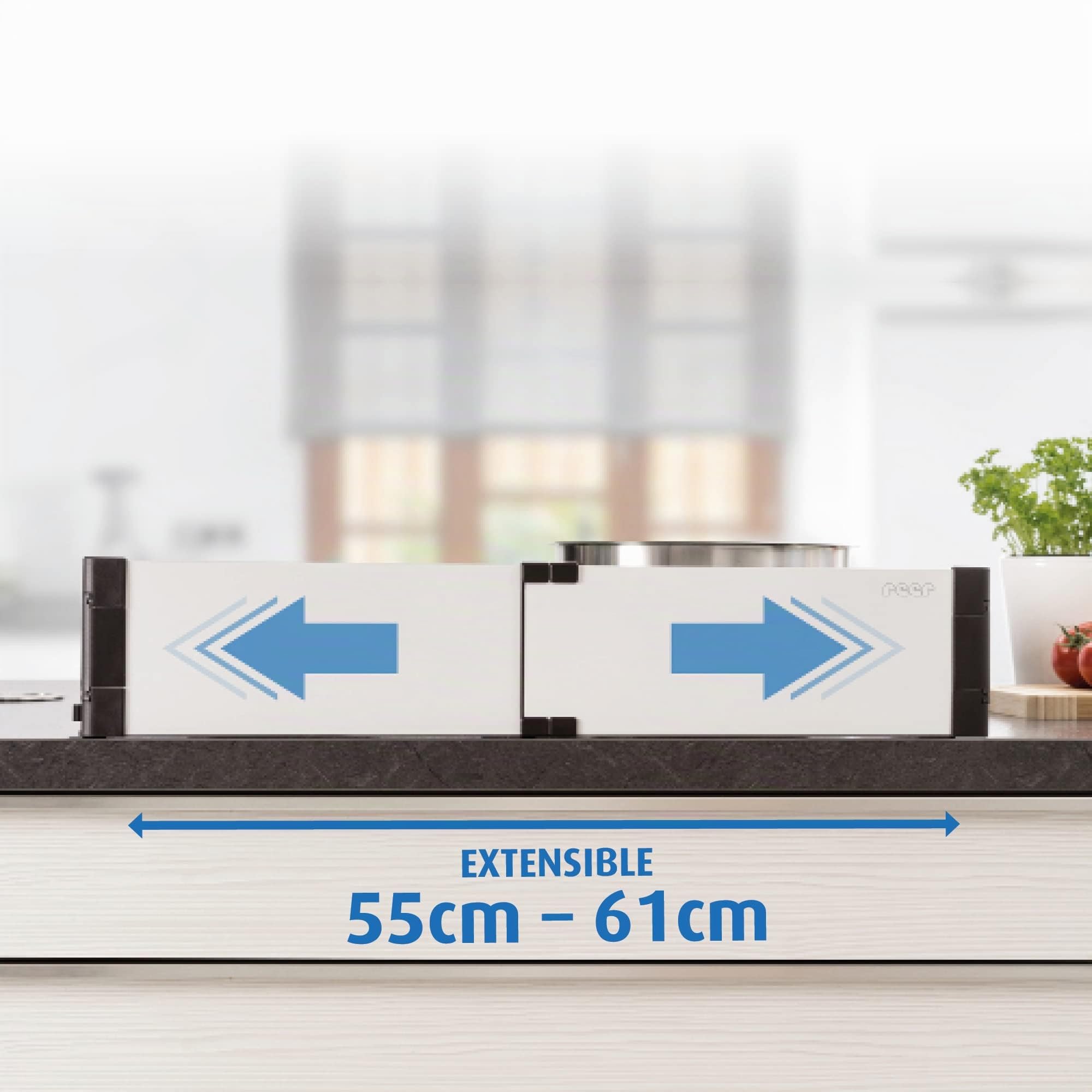 reer Protège-poêle Basic extensible 55-61 cm argenté
