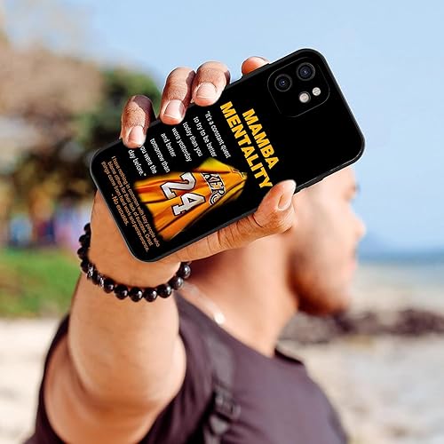 Miniatura 7 de GLBUGUFY Basketball Legend Player - Funda para iPhone 12, compatible con iPhone 12 de 6.1 pulgadas, funda protectora de silicona suave,