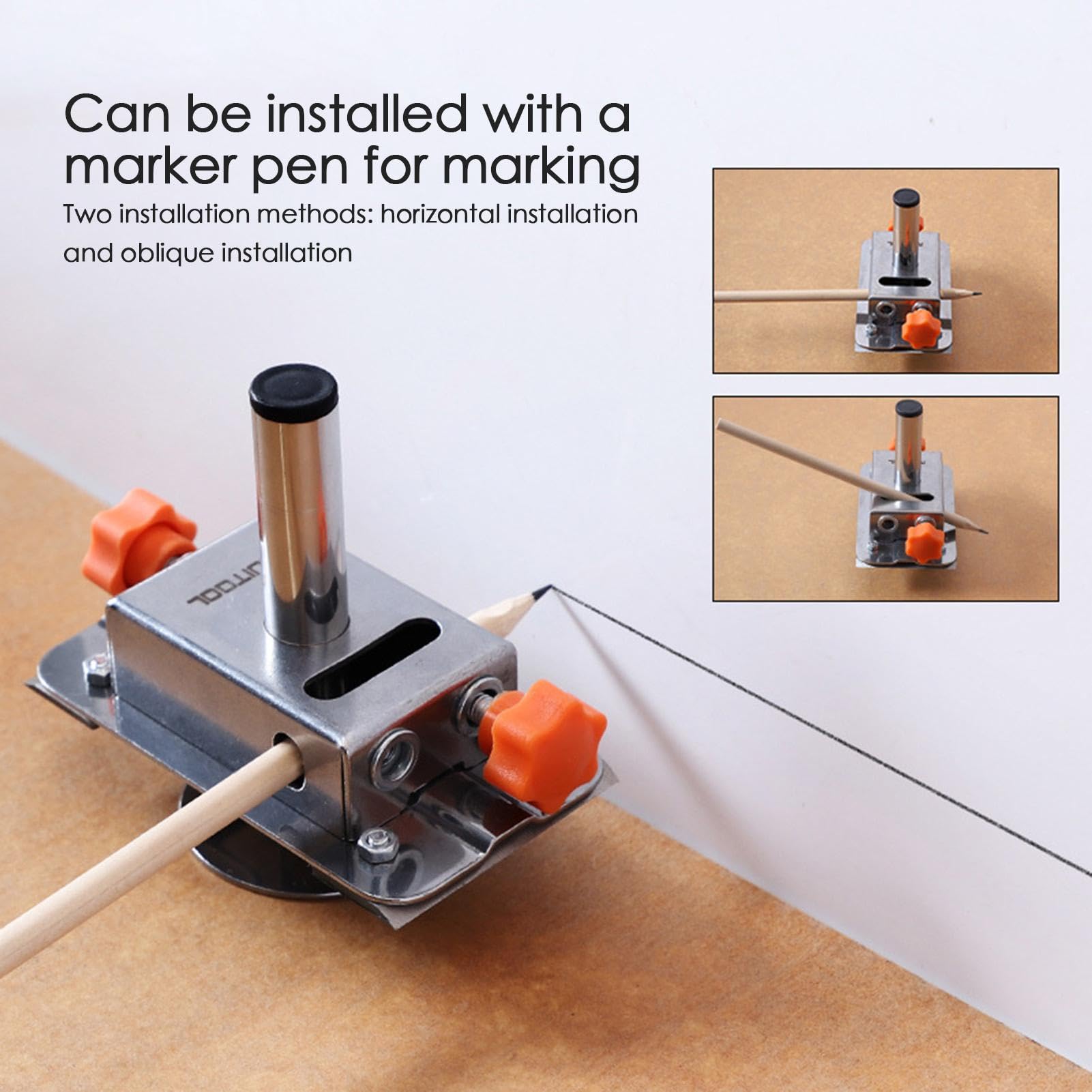 Générique Tracing Tool | Precise Marking Tool - Aluminum Carpentry Pencil - For Men Measuring Drawing Layout Finishing Work And Model Making