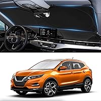 Vista 61 de Parasol, protector plegable para ventana delantera, plegable, visera para parabrisas 240T, cobertura completa para mantener el automóvil fresco