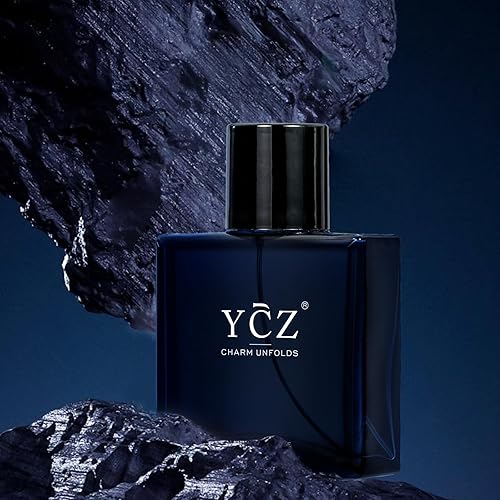 Miniatura 2 de Ycz Charm Unfold - Perfume marino para hombres, 1.7 oz. Colonia Eau De Parfum de larga duración para hombres, fragancia de madera oriental, ideal